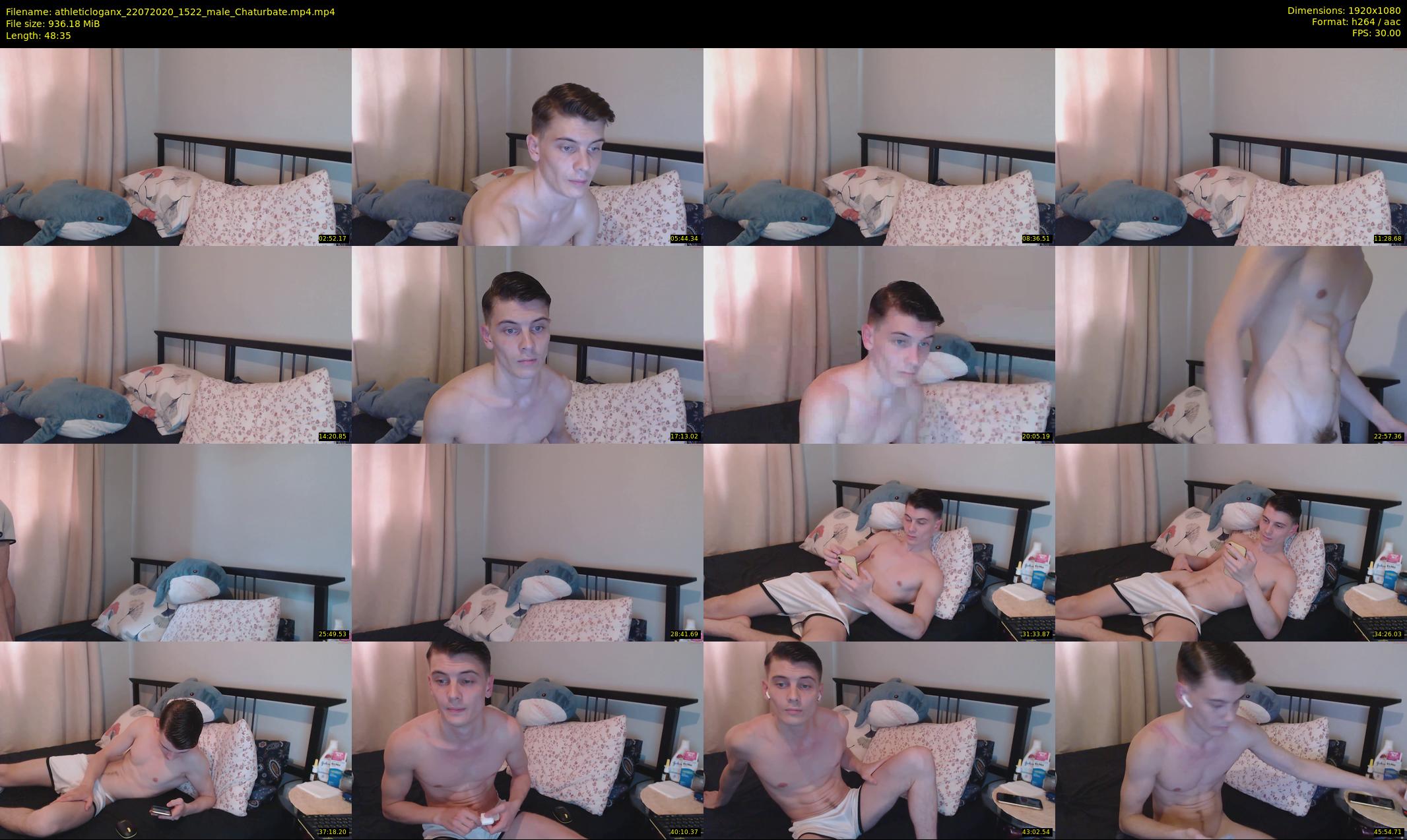 athleticloganx — 49 minute Chaturbate male cam show recording, 1080p, Jul 22, 2020