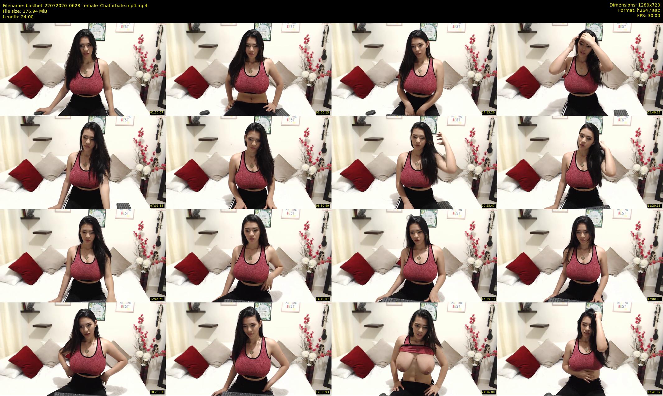 basthet — 24 minute Chaturbate female cam show recording, 720p, Jul 22, 2020