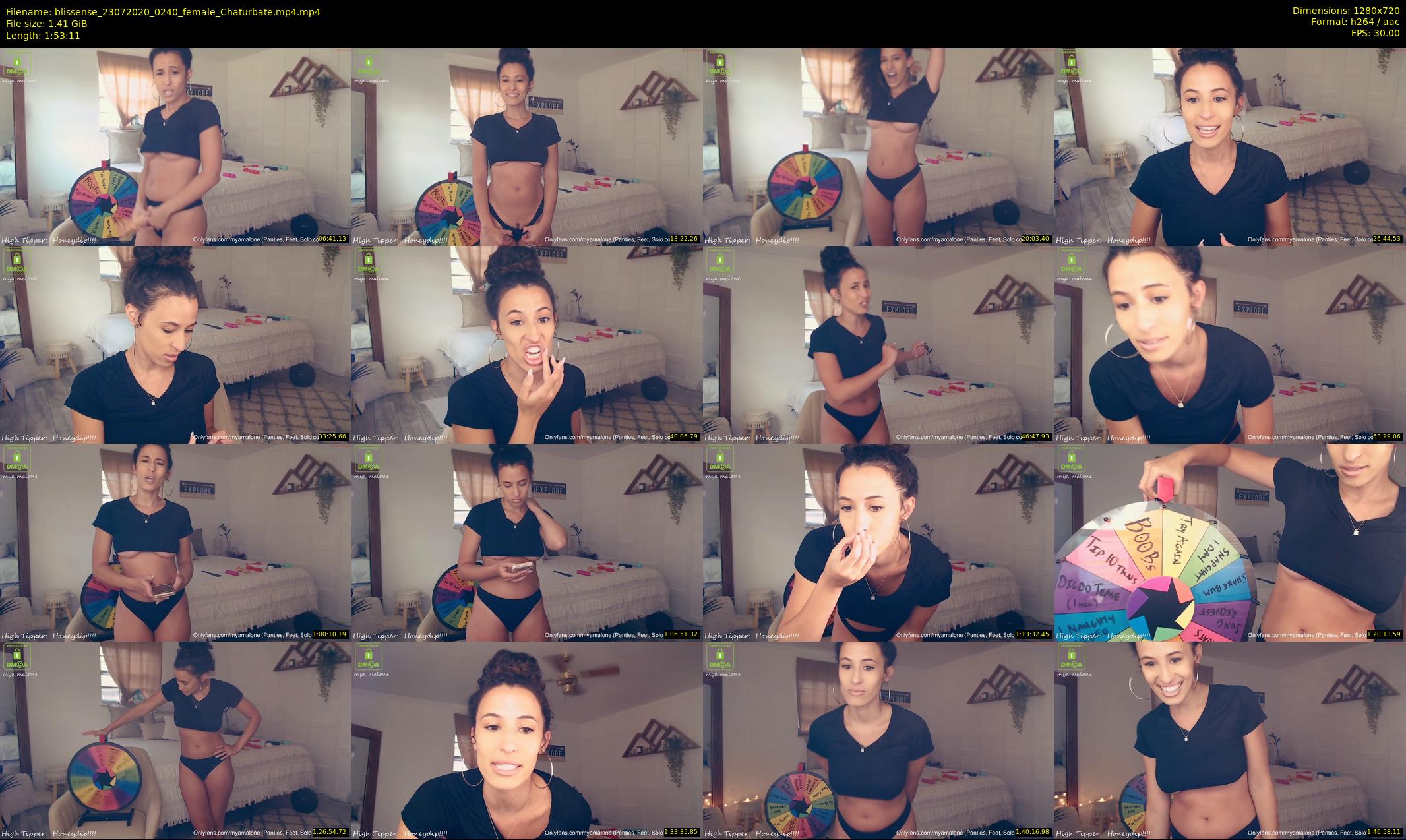 blissense — 114 minute Chaturbate female cam show recording, 720p, Jul 23, 2020