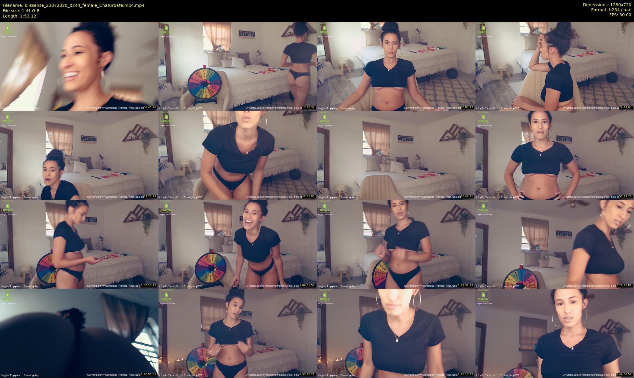 blissense — 114 minute Chaturbate female cam show recording, 720p, Jul 23, 2020