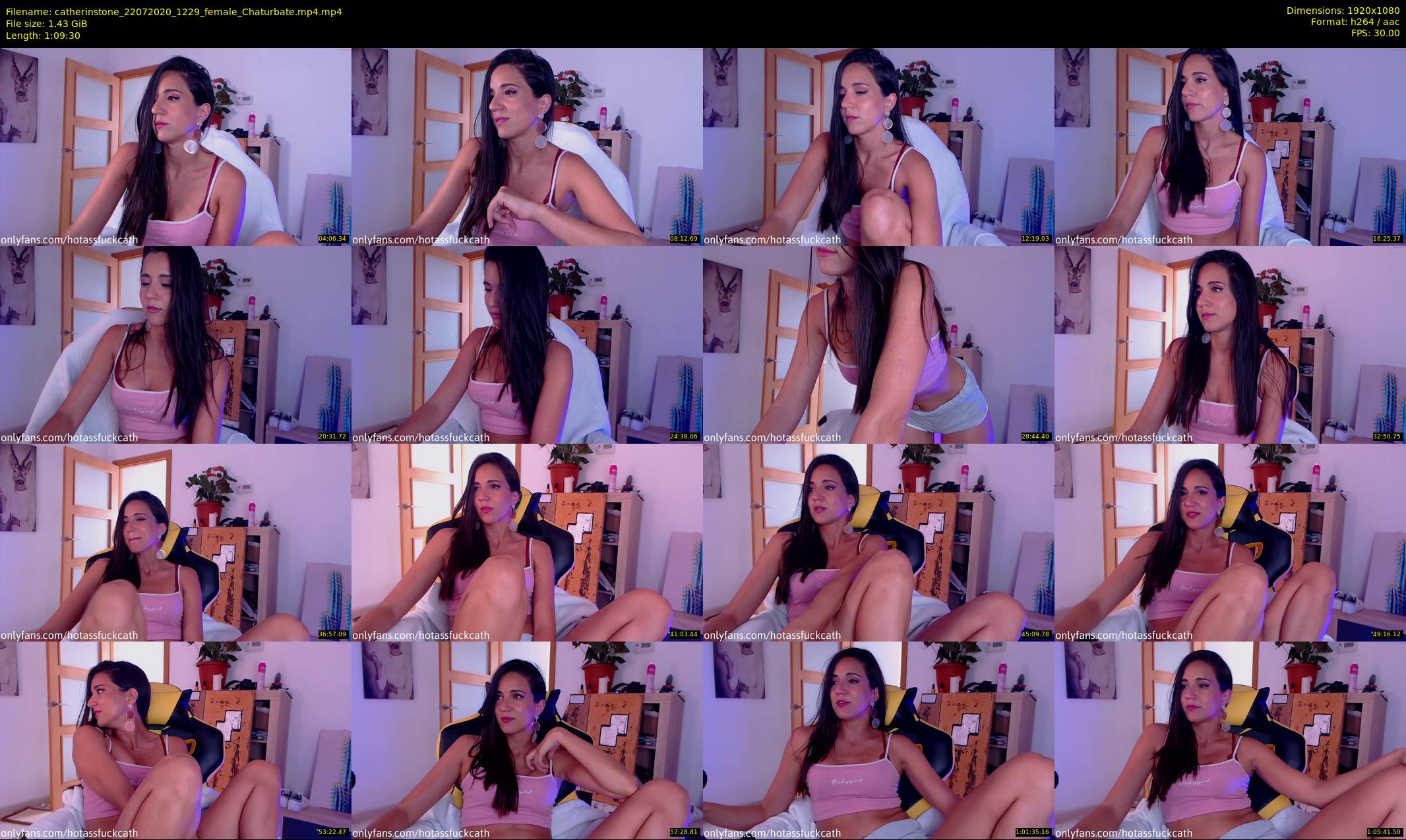 catherinstone — 70 minute Chaturbate female cam show recording, 1080p, Jul 22, 2020