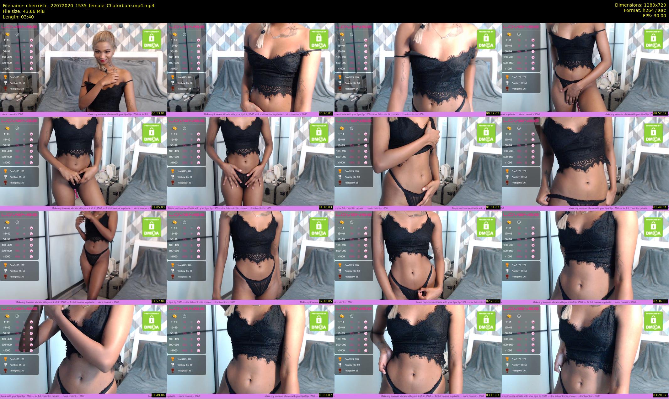 cherrrish_ — 4 minute Chaturbate female cam show recording, 720p, Jul 22, 2020