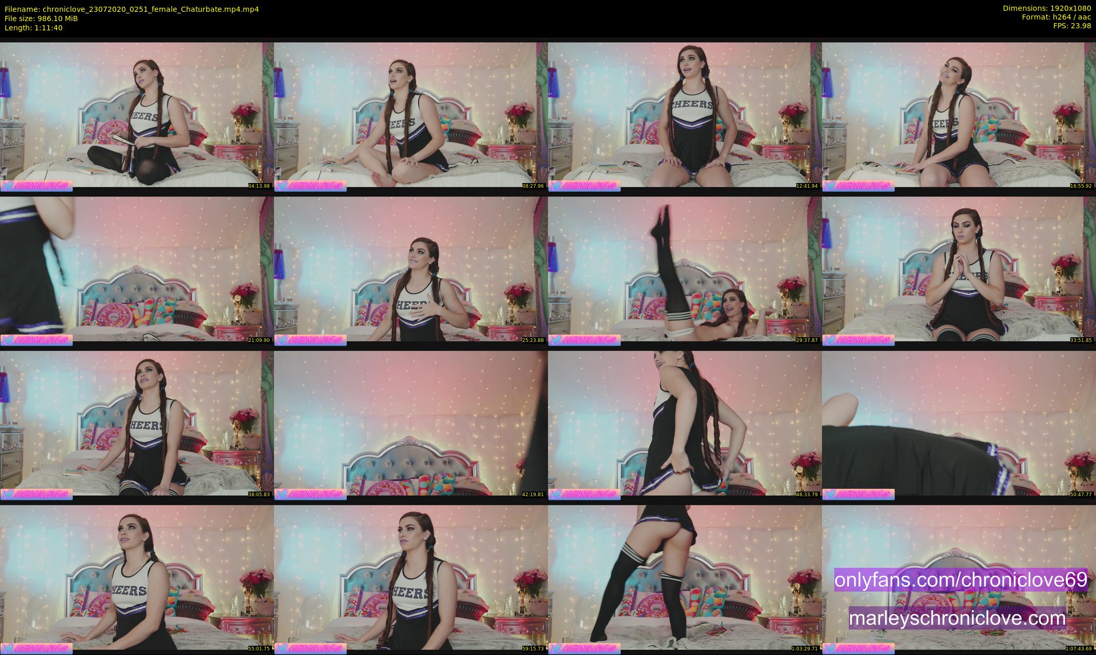 chroniclove — 72 minute Chaturbate female cam show recording, 1080p, Jul 23, 2020