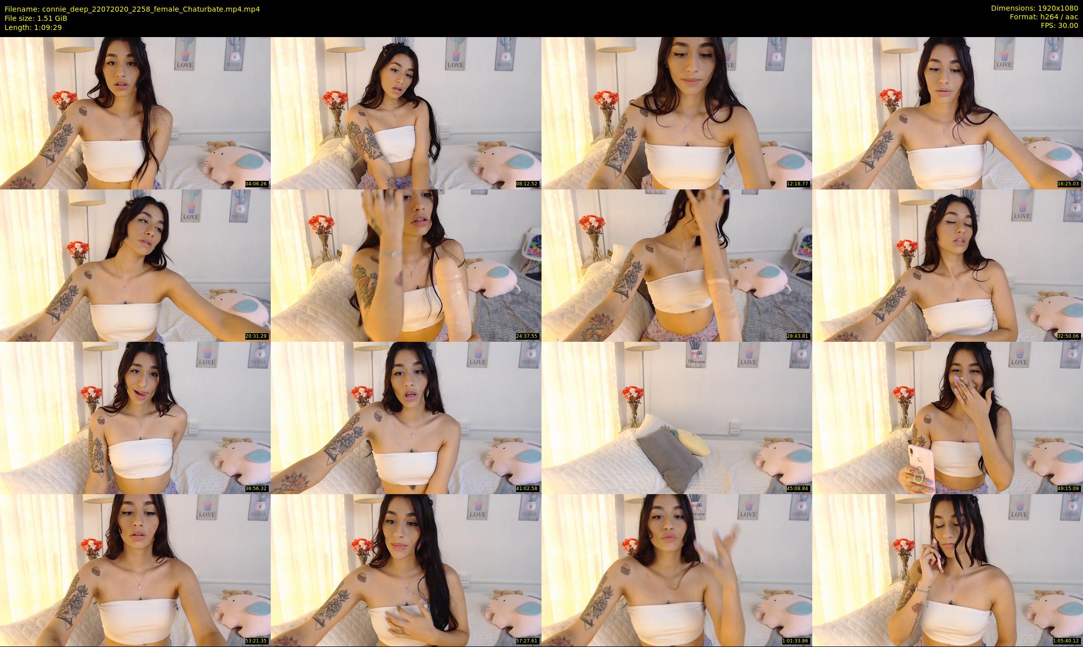connie_deep — 70 minute Chaturbate female cam show recording, 1080p, Jul 22, 2020