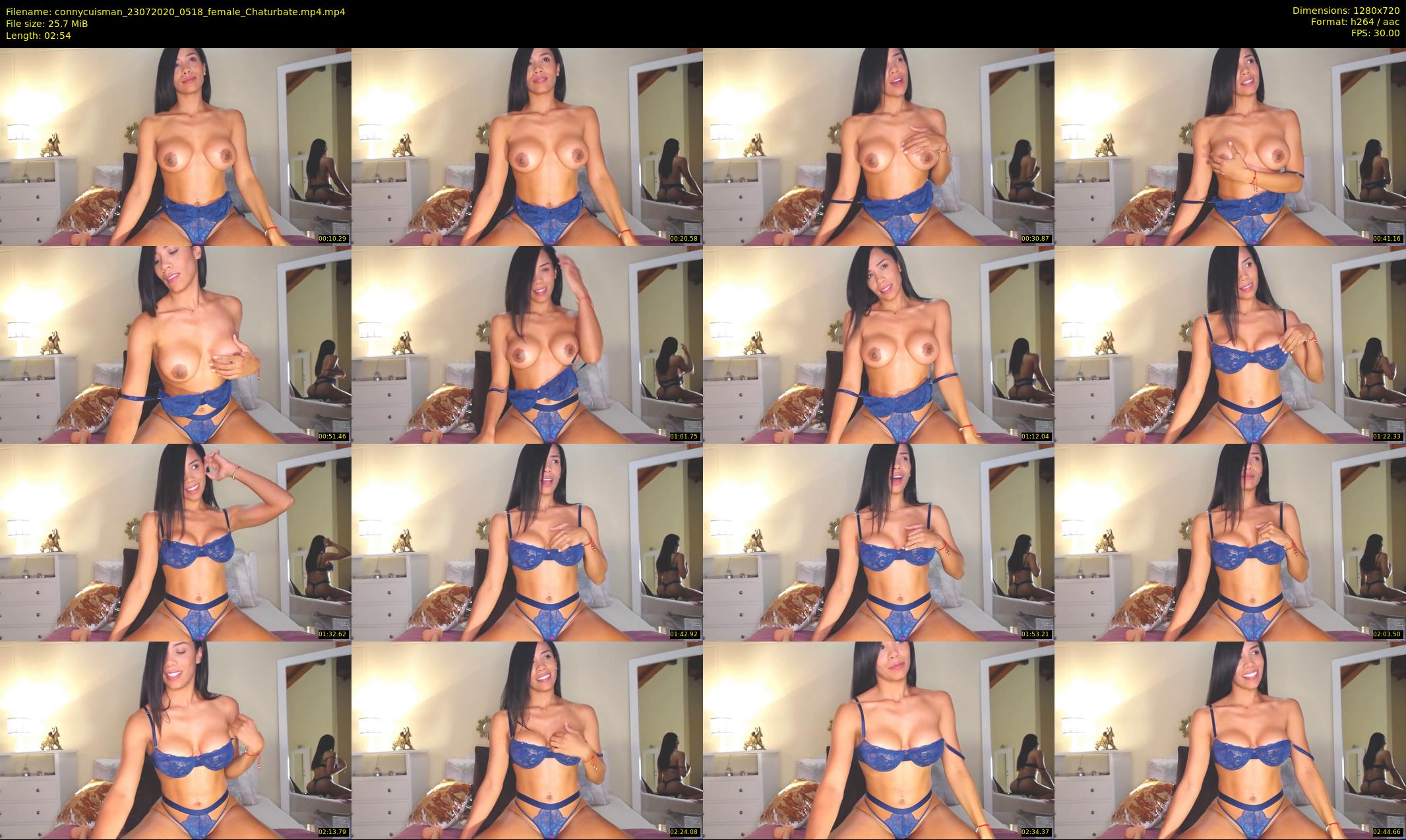 connycuisman — 3 minute Chaturbate female cam show recording, 720p, Jul 23, 2020