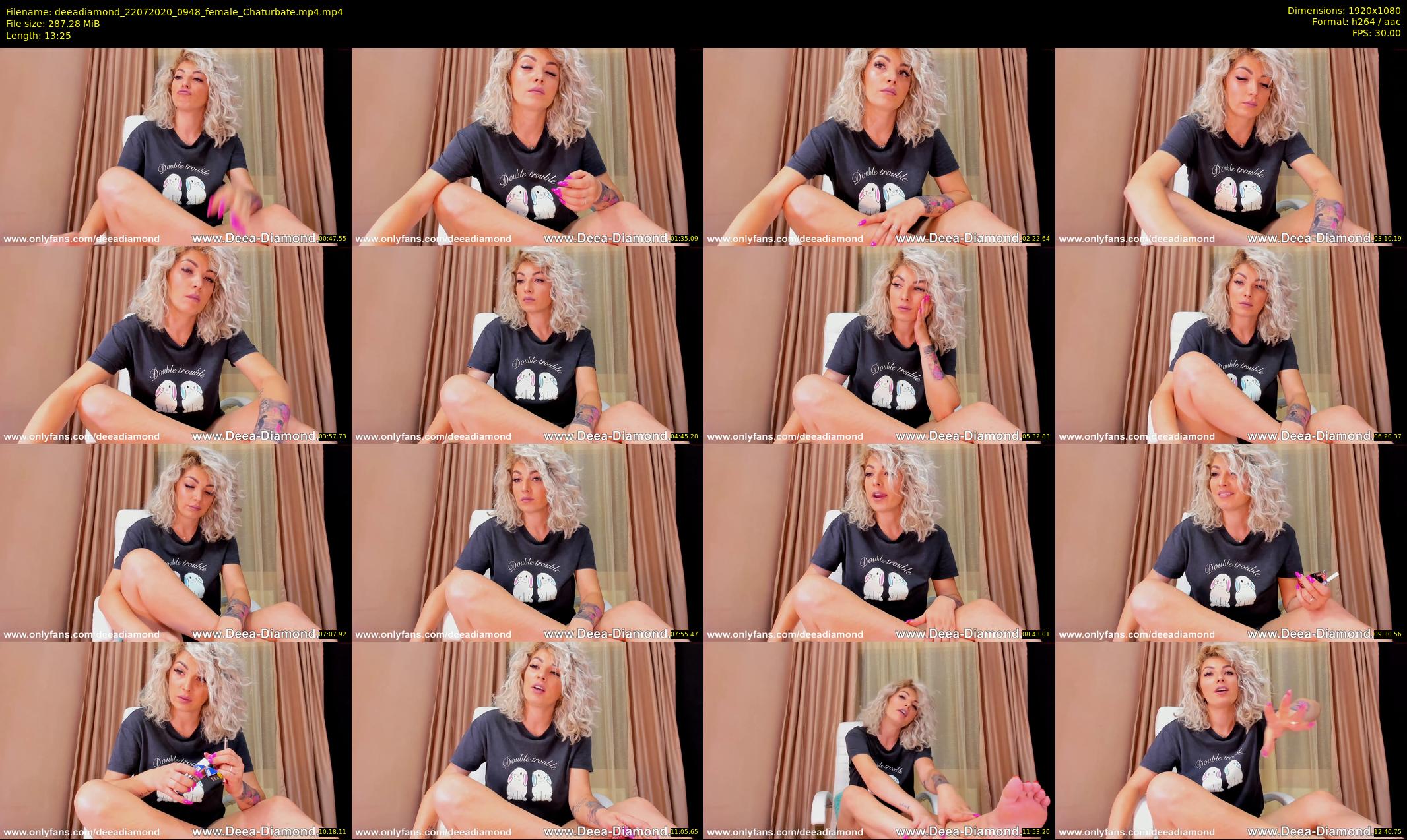 deeadiamond — 14 minute Chaturbate female cam show recording, 1080p, Jul 22, 2020