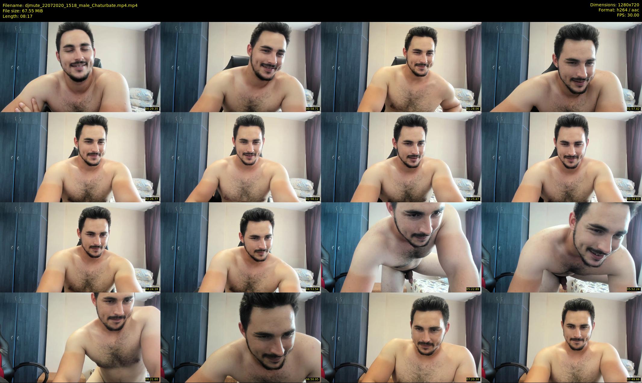 djmute — 9 minute Chaturbate male cam show recording, 720p, Jul 22, 2020