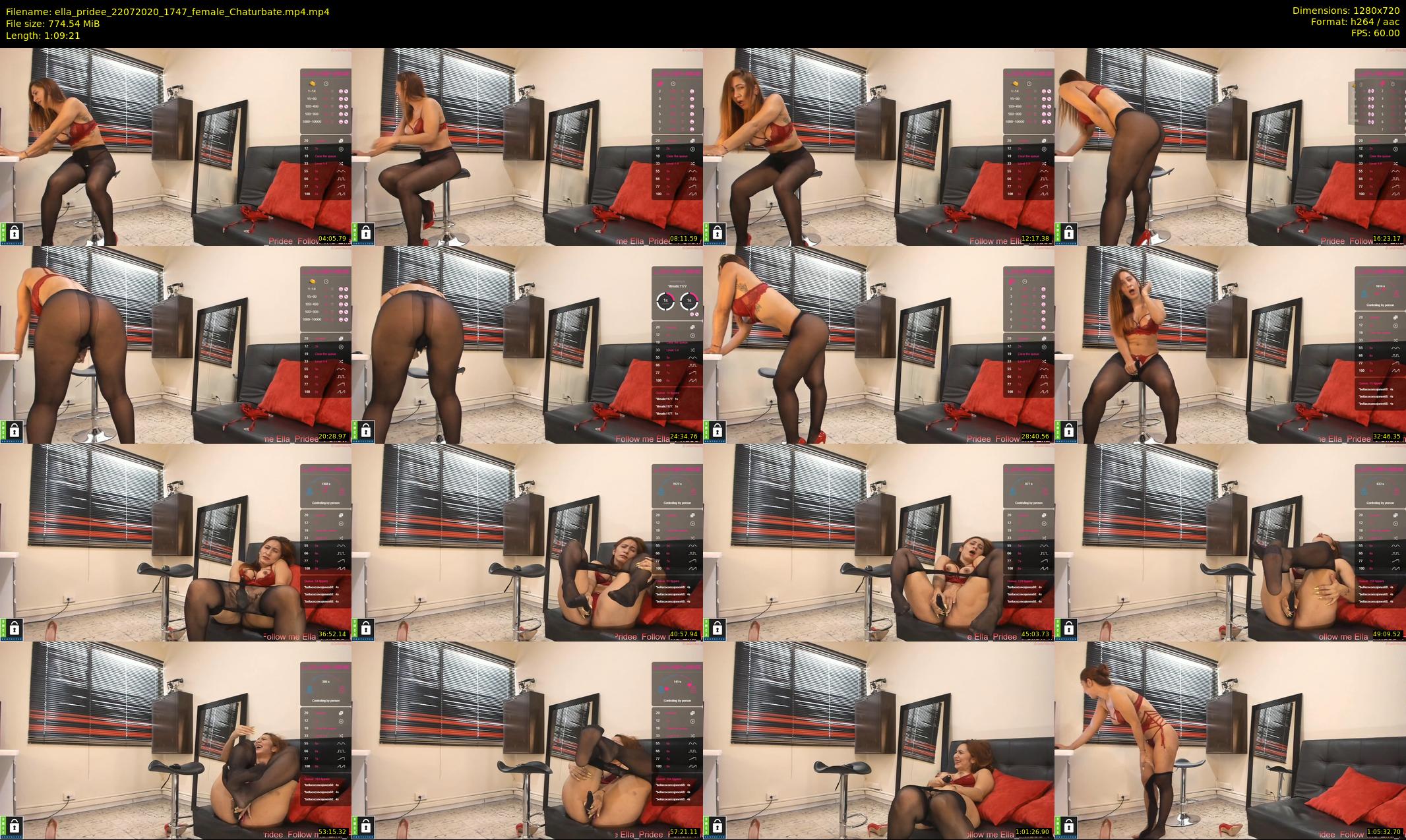 ella_pridee — 70 minute Chaturbate female cam show recording, 720p, Jul 22, 2020