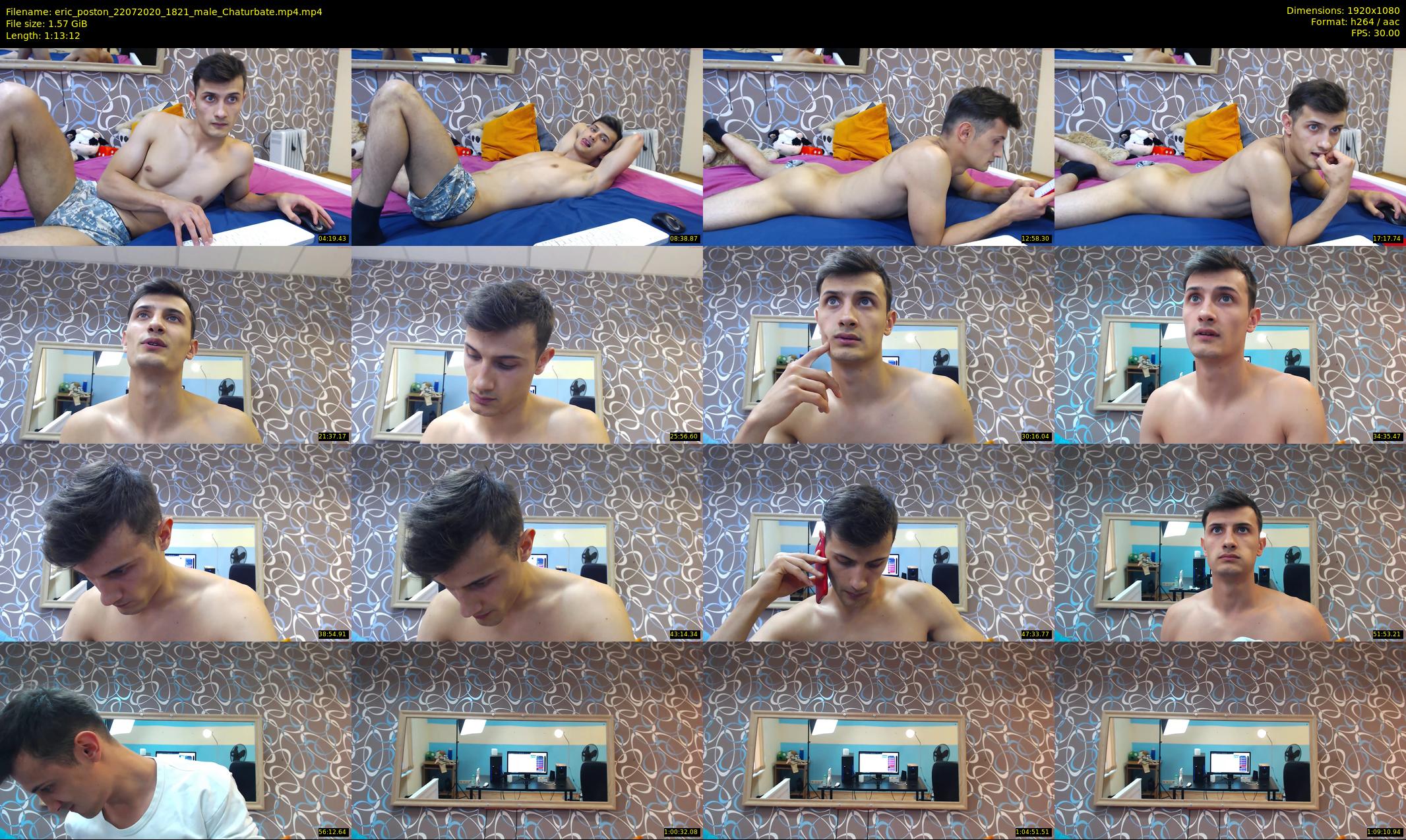 eric_poston — 74 minute Chaturbate male cam show recording, 1080p, Jul 22, 2020