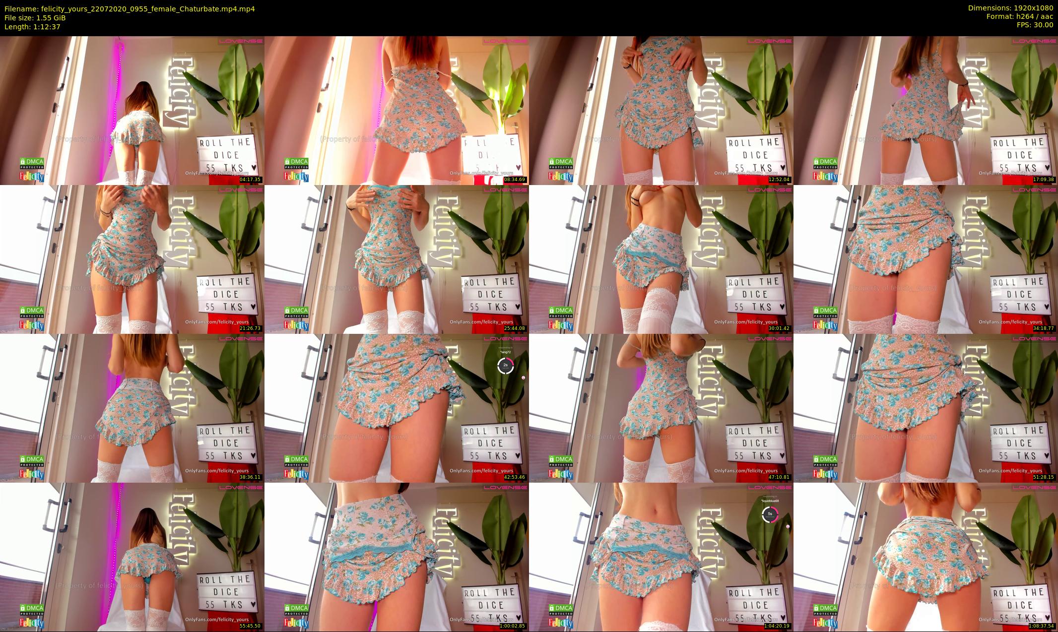 felicity_yours — 73 minute Chaturbate female cam show recording, 1080p, Jul 22, 2020
