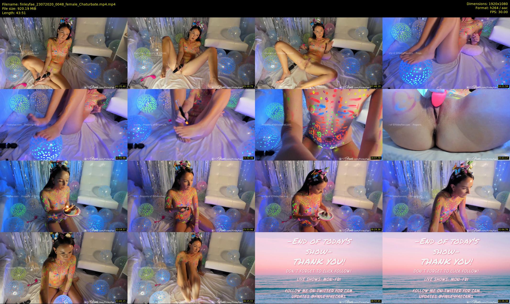 finleyfae — 44 minute Chaturbate female cam show recording, 1080p, Jul 23, 2020