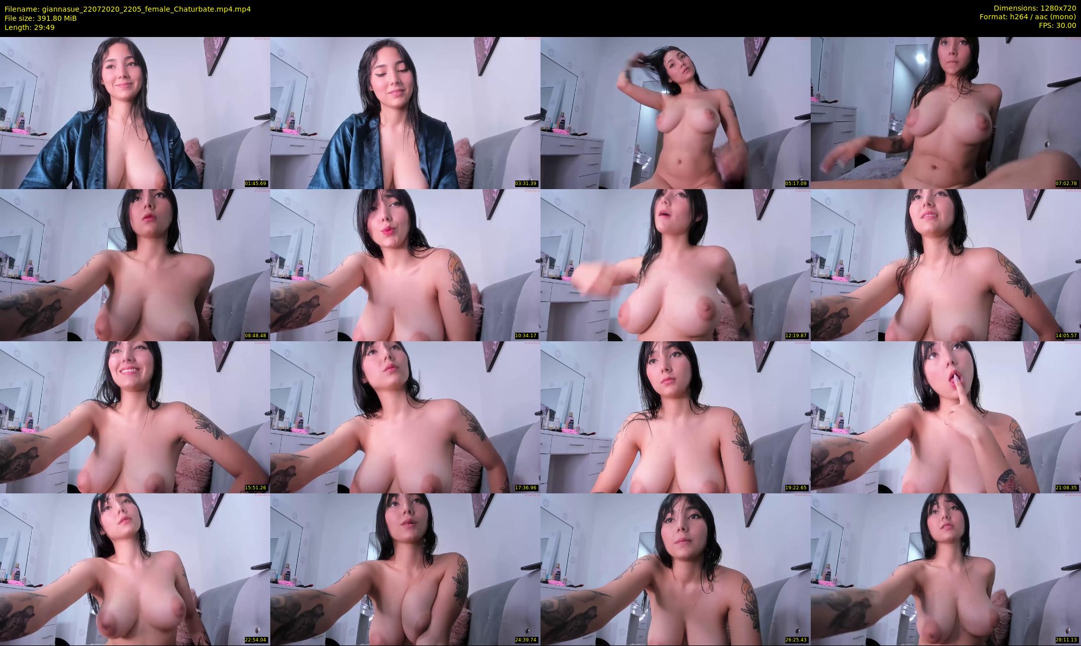 giannasue — 30 minute Chaturbate female cam show recording, 720p, Jul 22, 2020