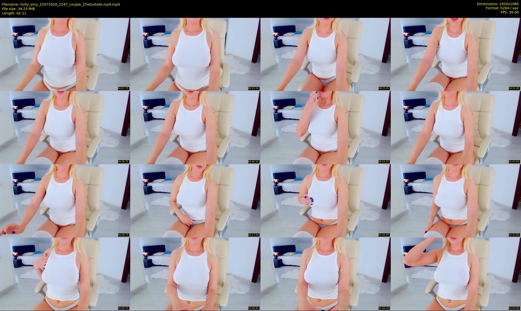 holly_amy — 3 minute Chaturbate couple cam show recording, 1080p, Jul 22, 2020