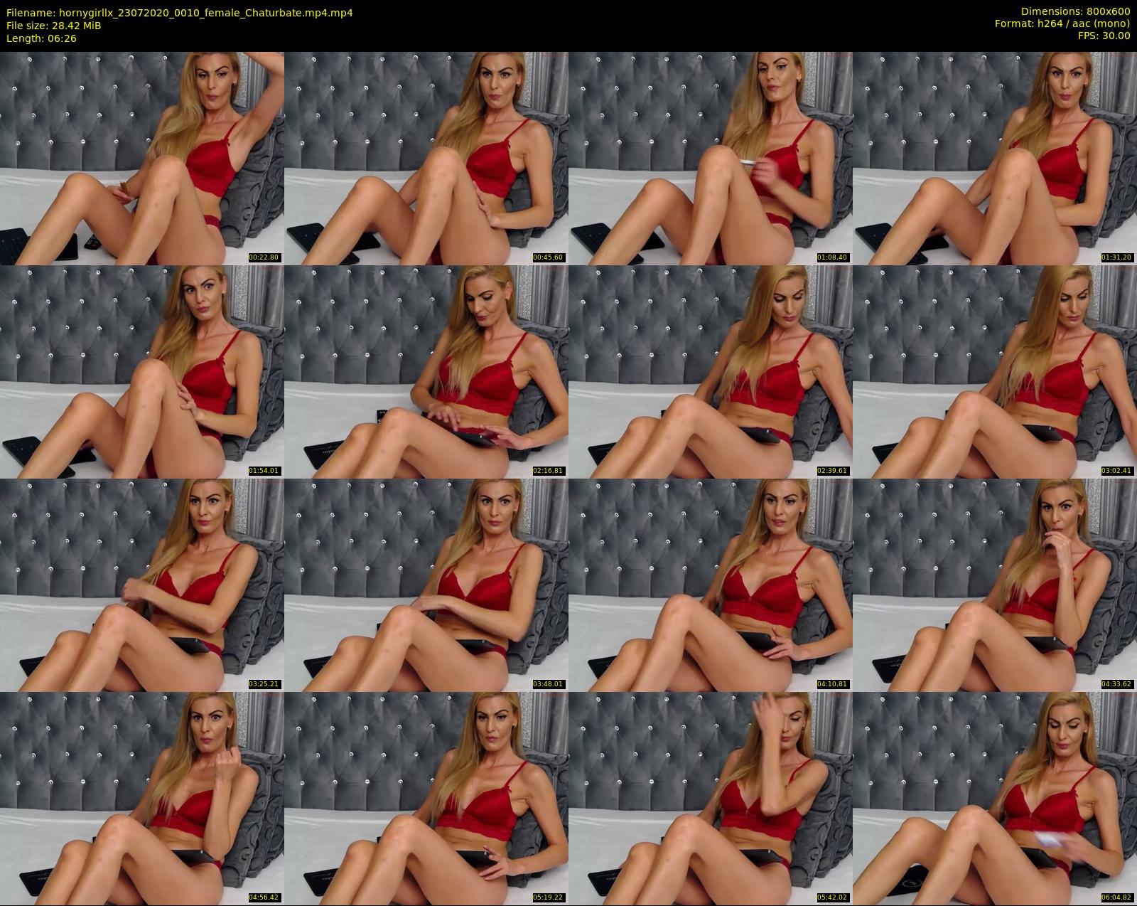 hornygirllx — 7 minute Chaturbate female cam show recording, 480p, Jul 23, 2020