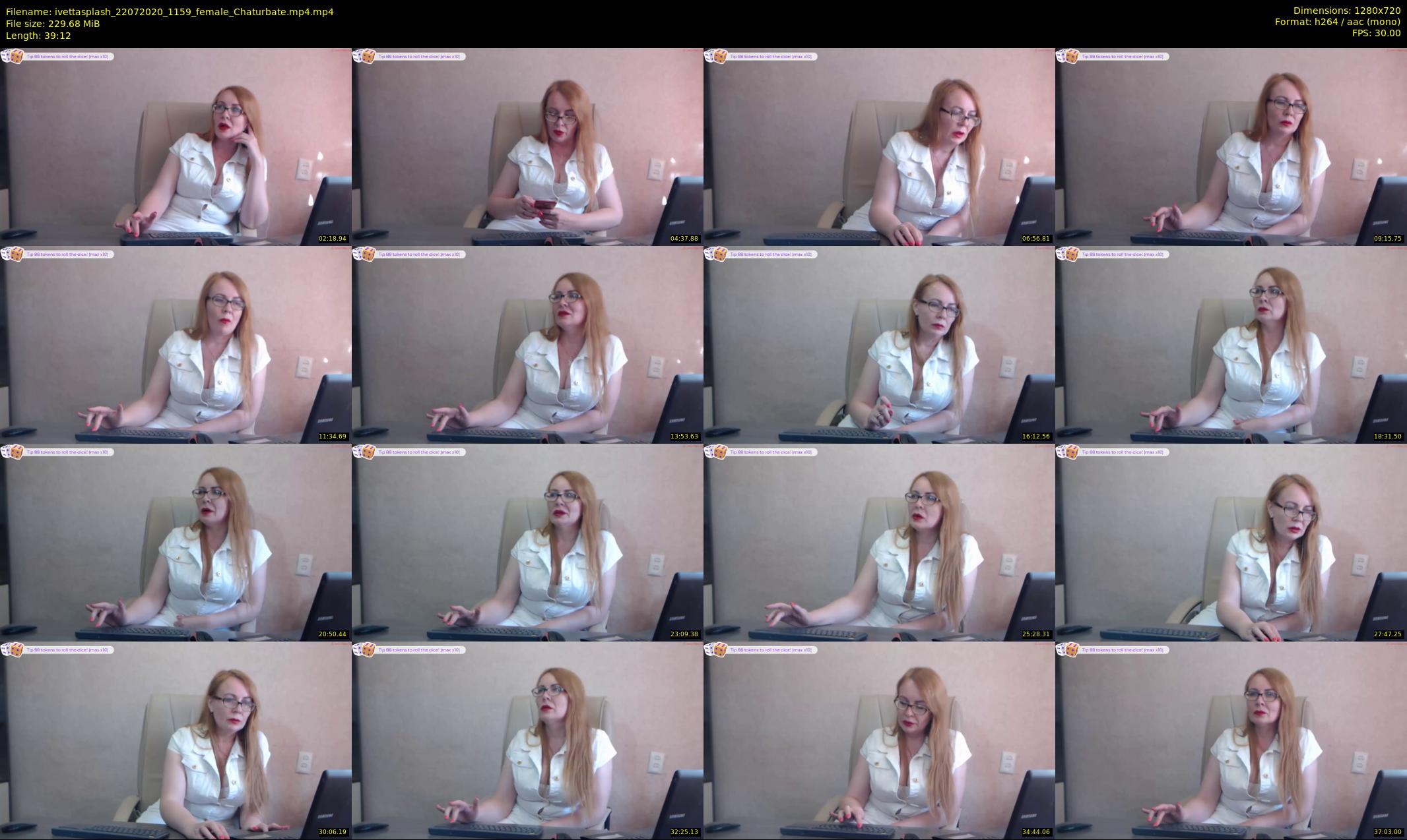 ivettasplash — 40 minute Chaturbate female cam show recording, 720p, Jul 22, 2020