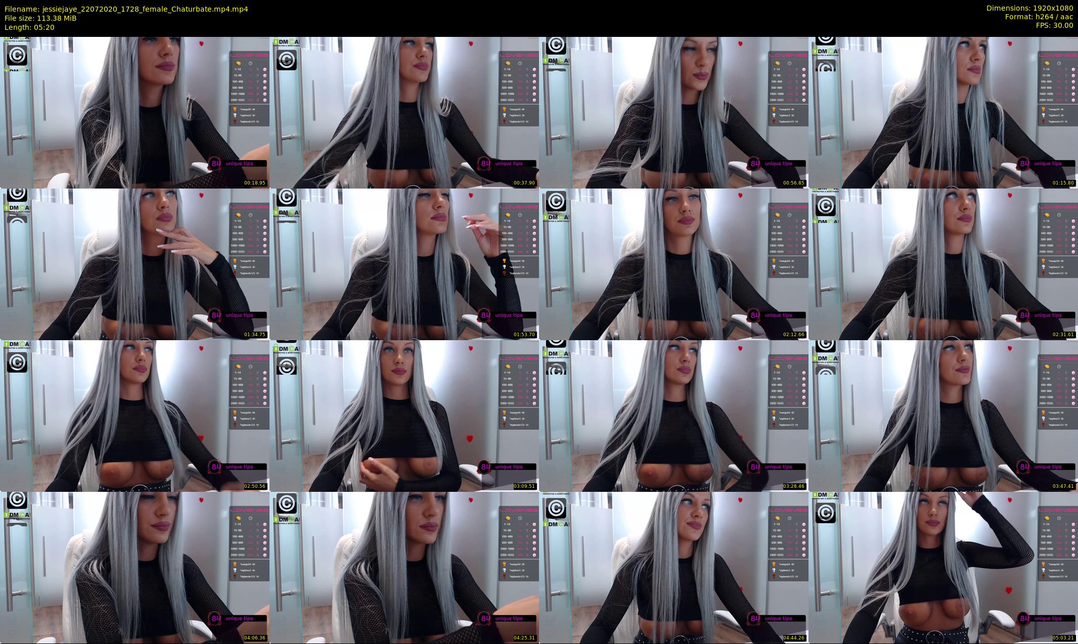jessiejaye — 6 minute Chaturbate female cam show recording, 1080p, Jul 22, 2020