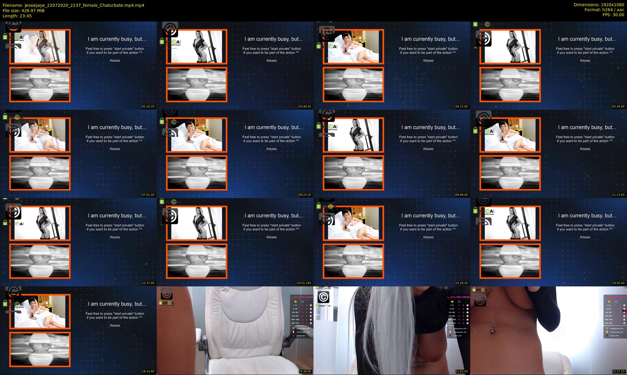 jessiejaye — 24 minute Chaturbate female cam show recording, 1080p, Jul 22, 2020