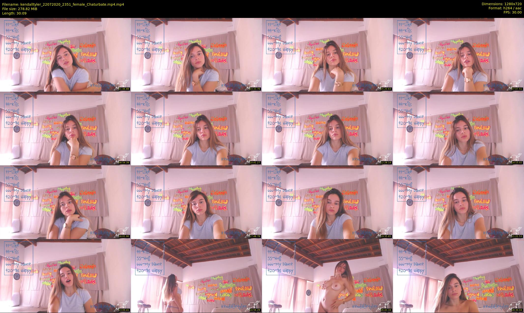 kendalltyler — 31 minute Chaturbate female cam show recording, 720p, Jul 22, 2020