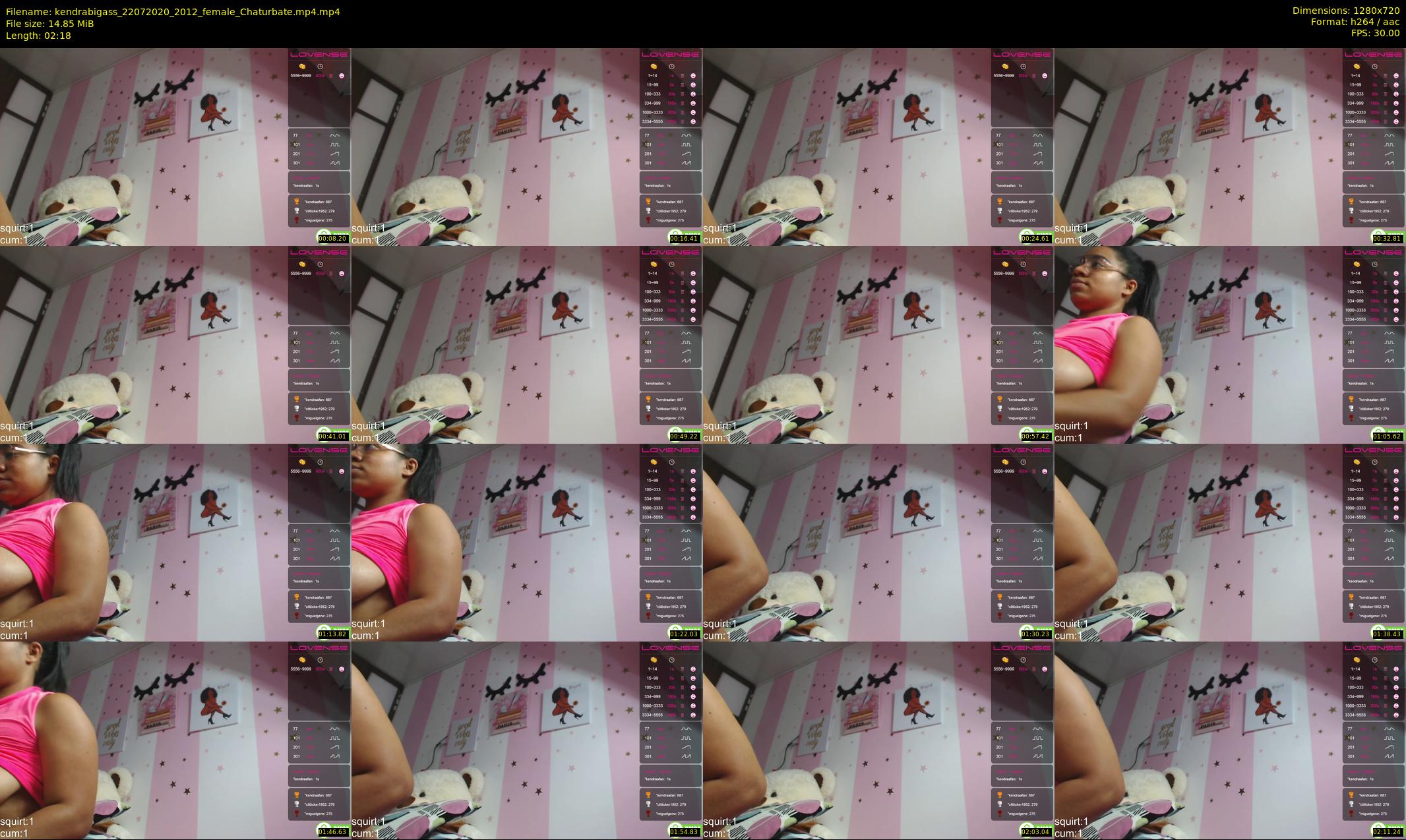 kendrabigass — 3 minute Chaturbate female cam show recording, 720p, Jul 22, 2020