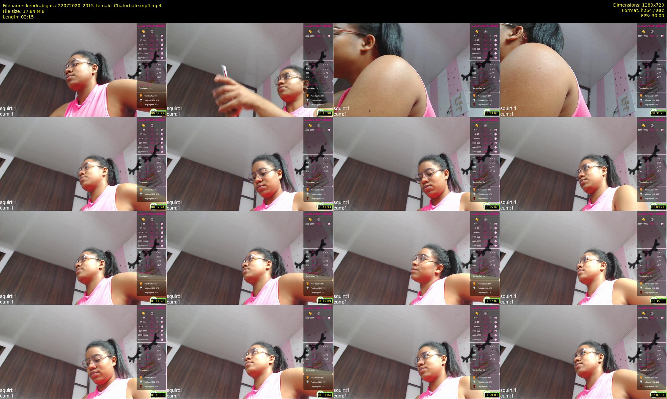 kendrabigass — 3 minute Chaturbate female cam show recording, 720p, Jul 22, 2020