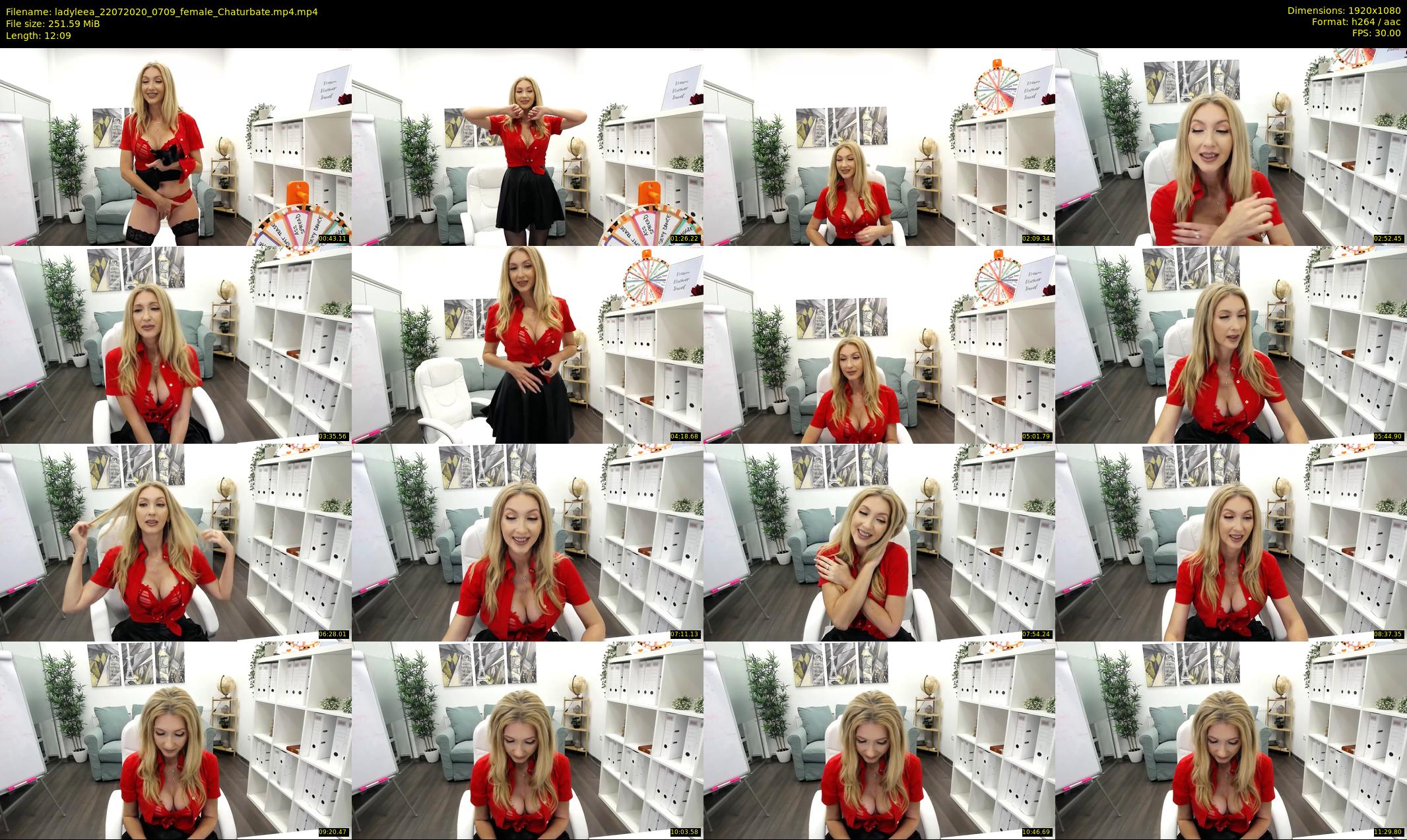 ladyleea — 13 minute Chaturbate female cam show recording, 1080p, Jul 22, 2020