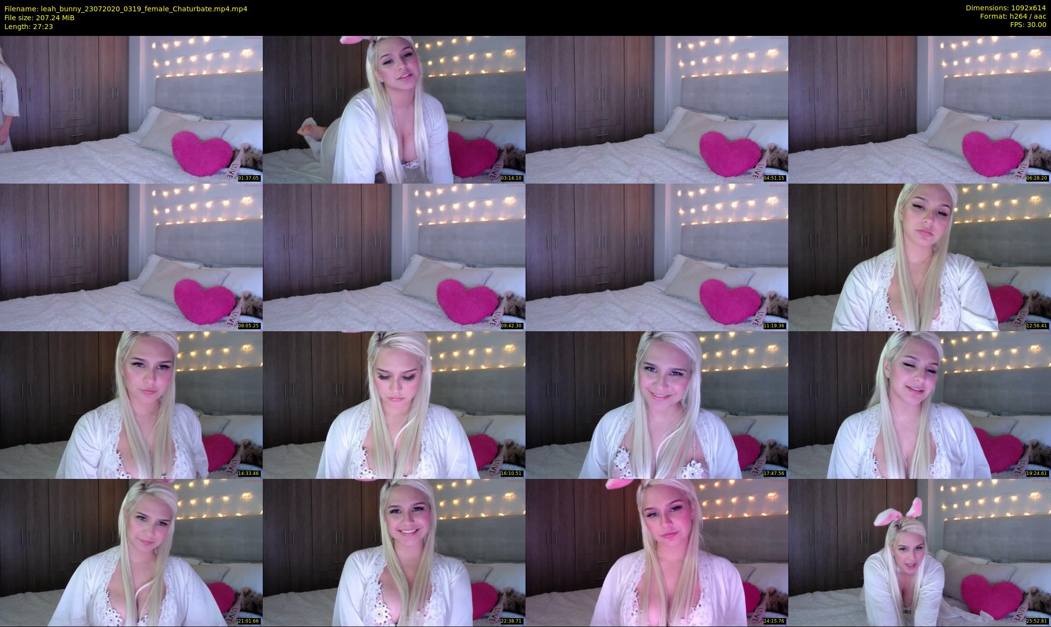 leah_bunny — 28 minute Chaturbate female cam show recording, 480p, Jul 23, 2020