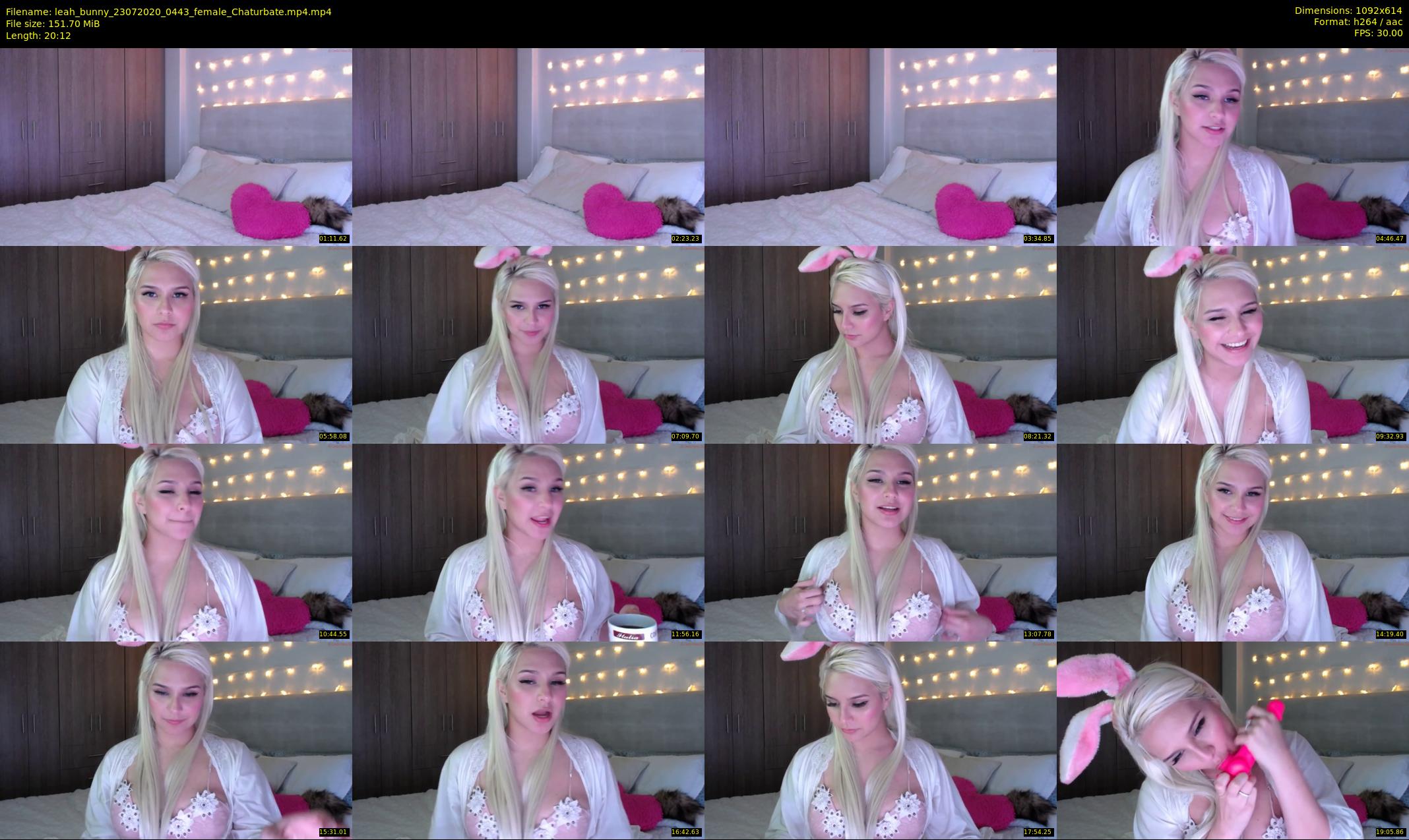 leah_bunny — 21 minute Chaturbate female cam show recording, 480p, Jul 23, 2020