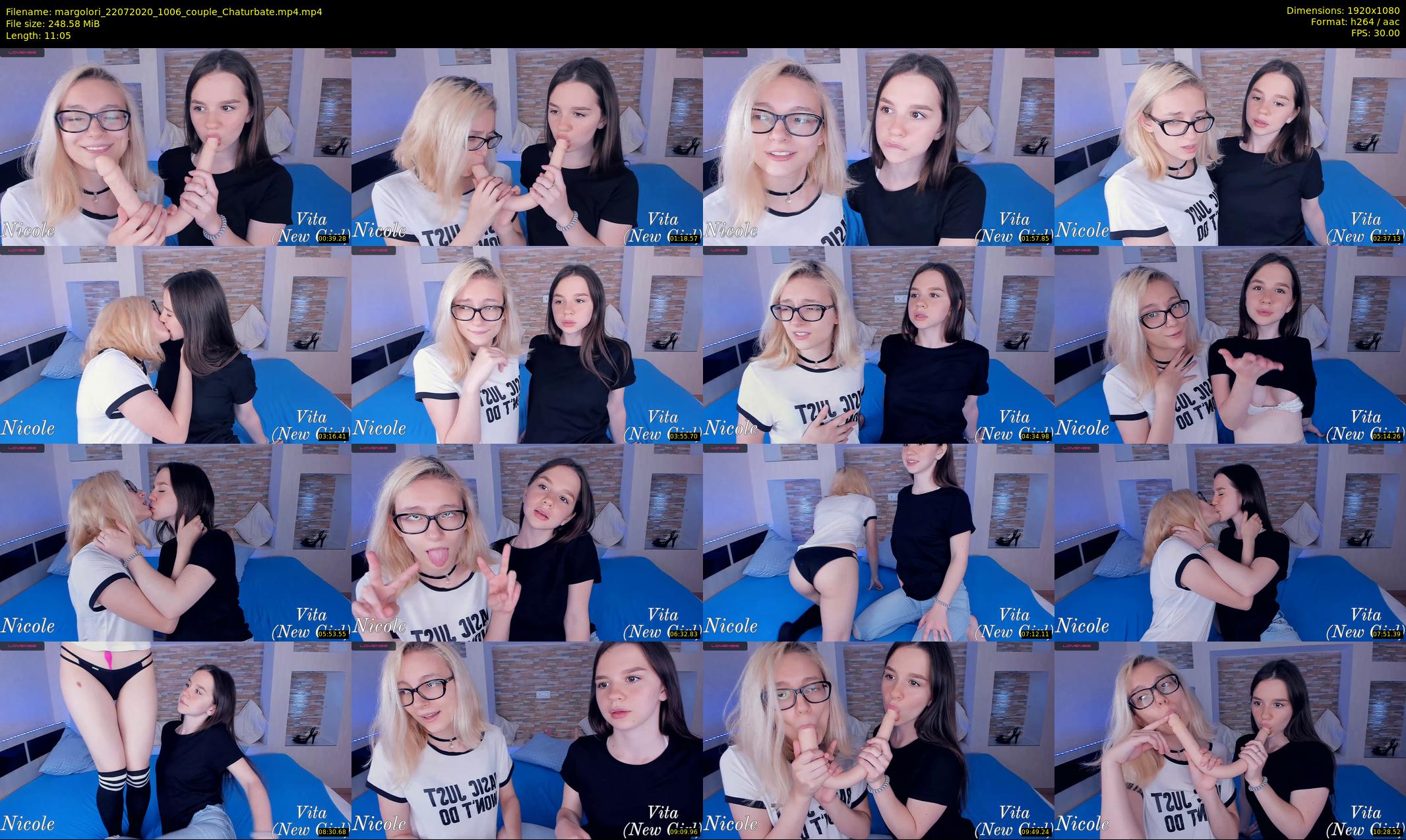 margolori — 12 minute Chaturbate couple cam show recording, 1080p, Jul 22, 2020
