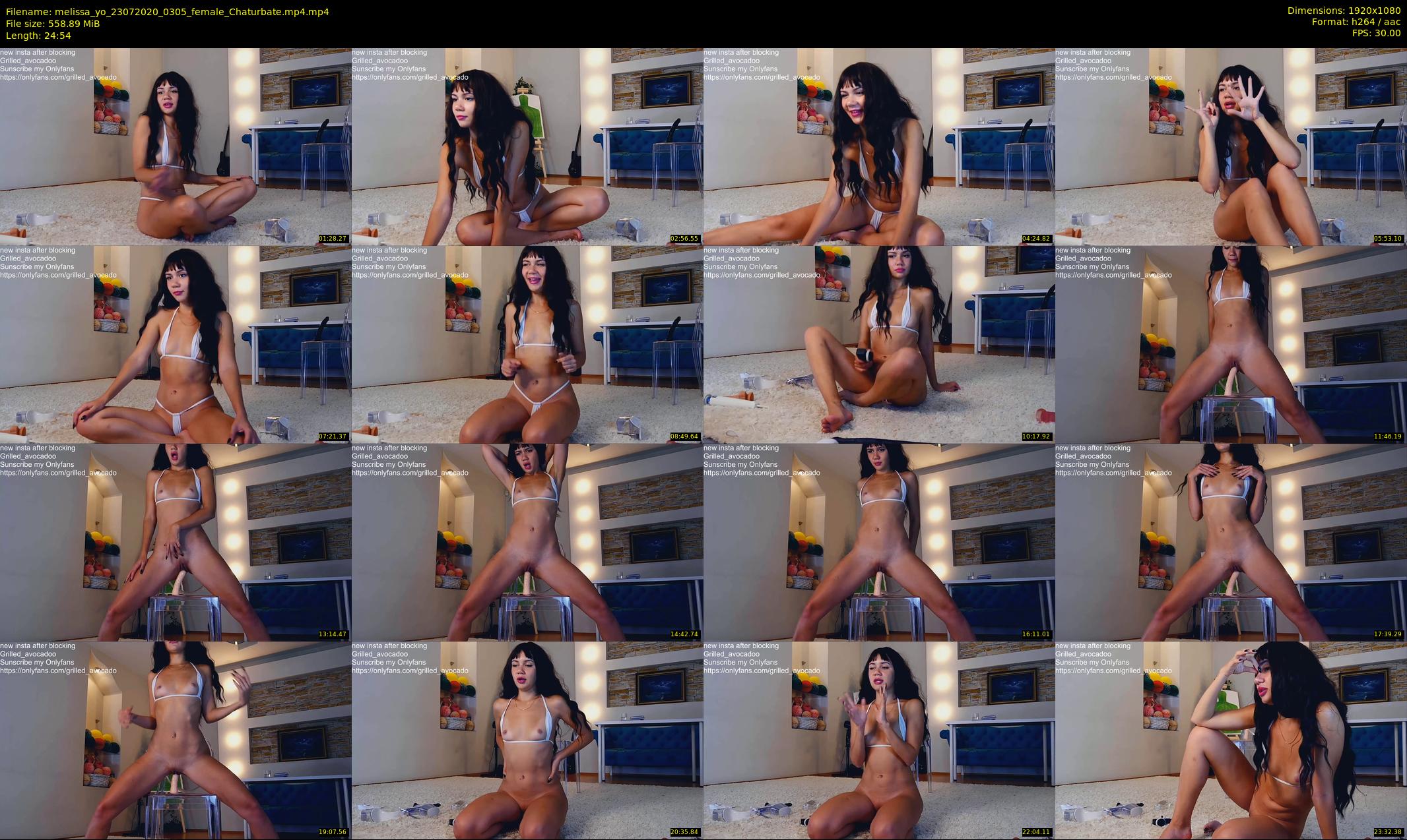 melissa_yo — 25 minute Chaturbate female cam show recording, 1080p, Jul 23, 2020