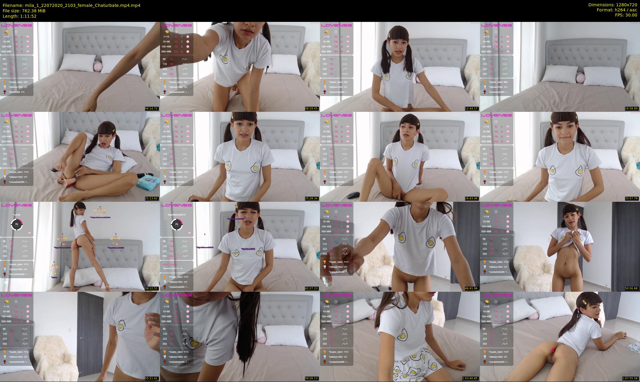mila_1 — 72 minute Chaturbate female cam show recording, 720p, Jul 22, 2020