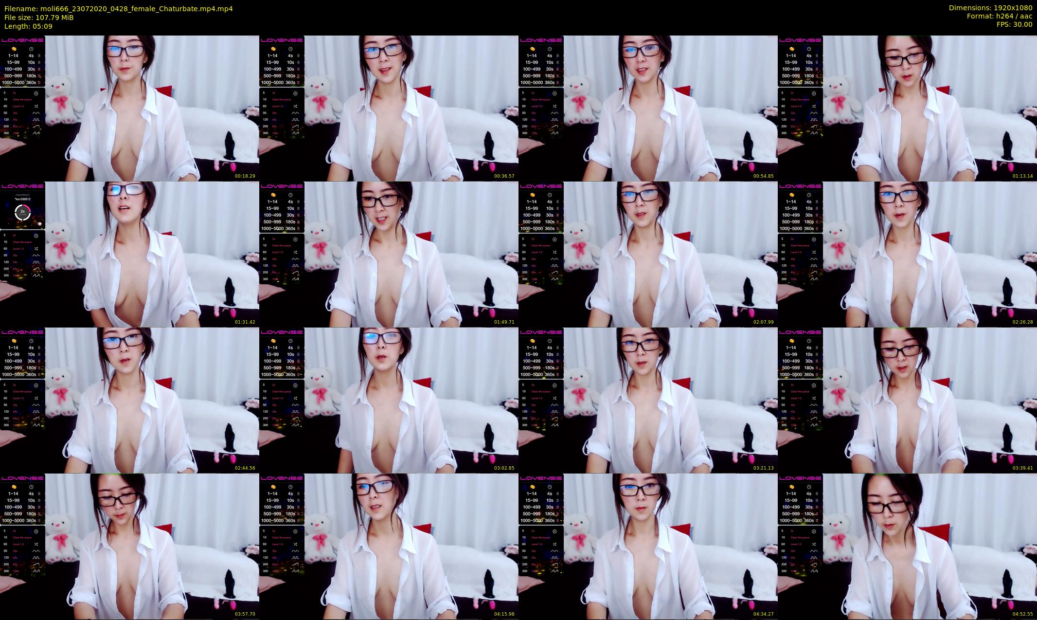 moli666 — 6 minute Chaturbate female cam show recording, 1080p, Jul 23, 2020