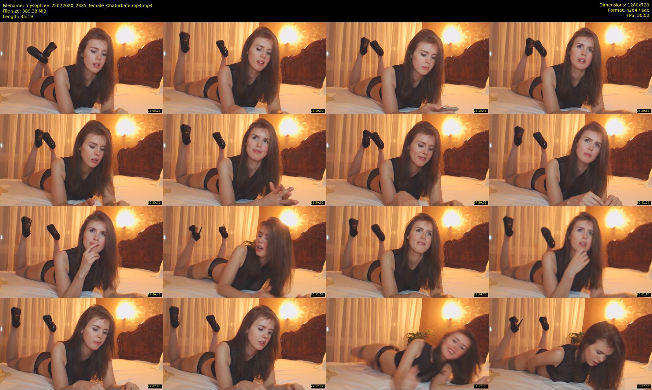 mysophiee — 36 minute Chaturbate female cam show recording, 720p, Jul 22, 2020