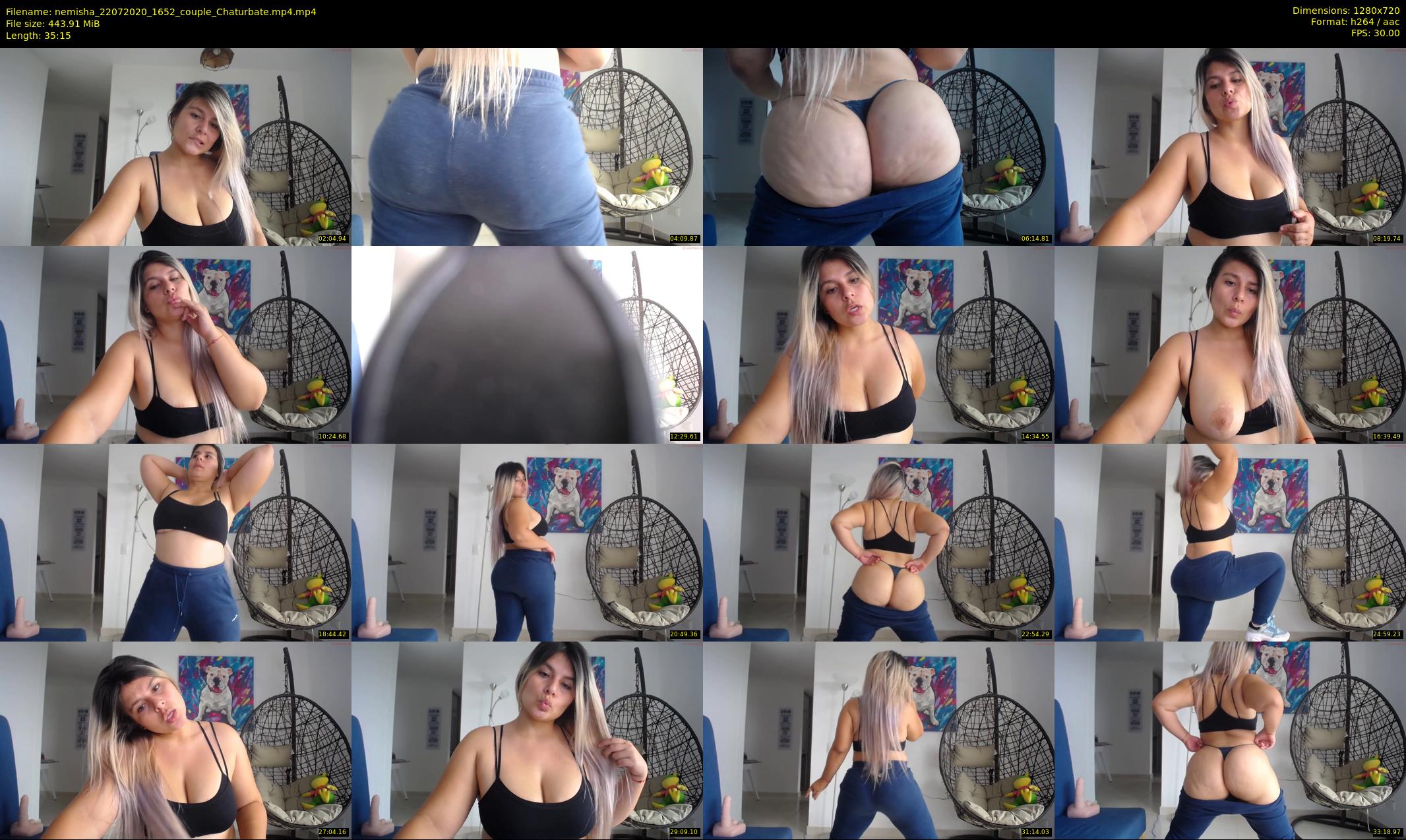 nemisha — 36 minute Chaturbate female cam show recording, 720p, Jul 22, 2020