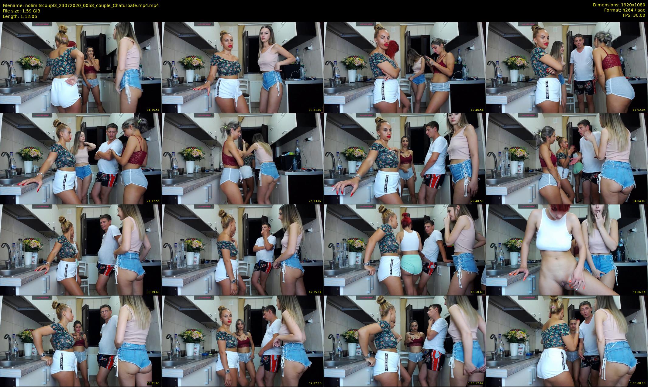 nolimitscoupl3 — 73 minute Chaturbate couple cam show recording, 1080p, Jul 23, 2020