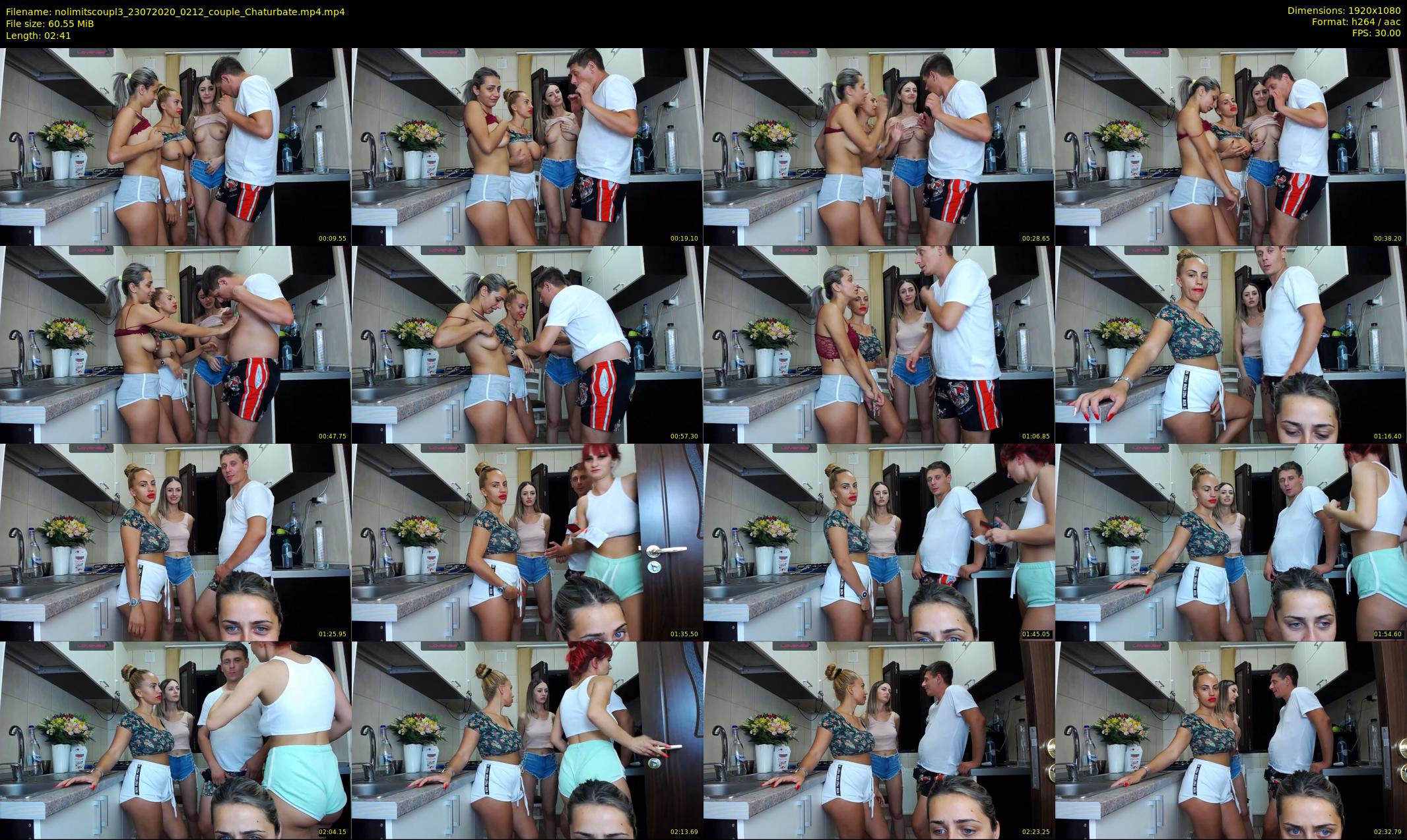 nolimitscoupl3 — 3 minute Chaturbate couple cam show recording, 1080p, Jul 23, 2020