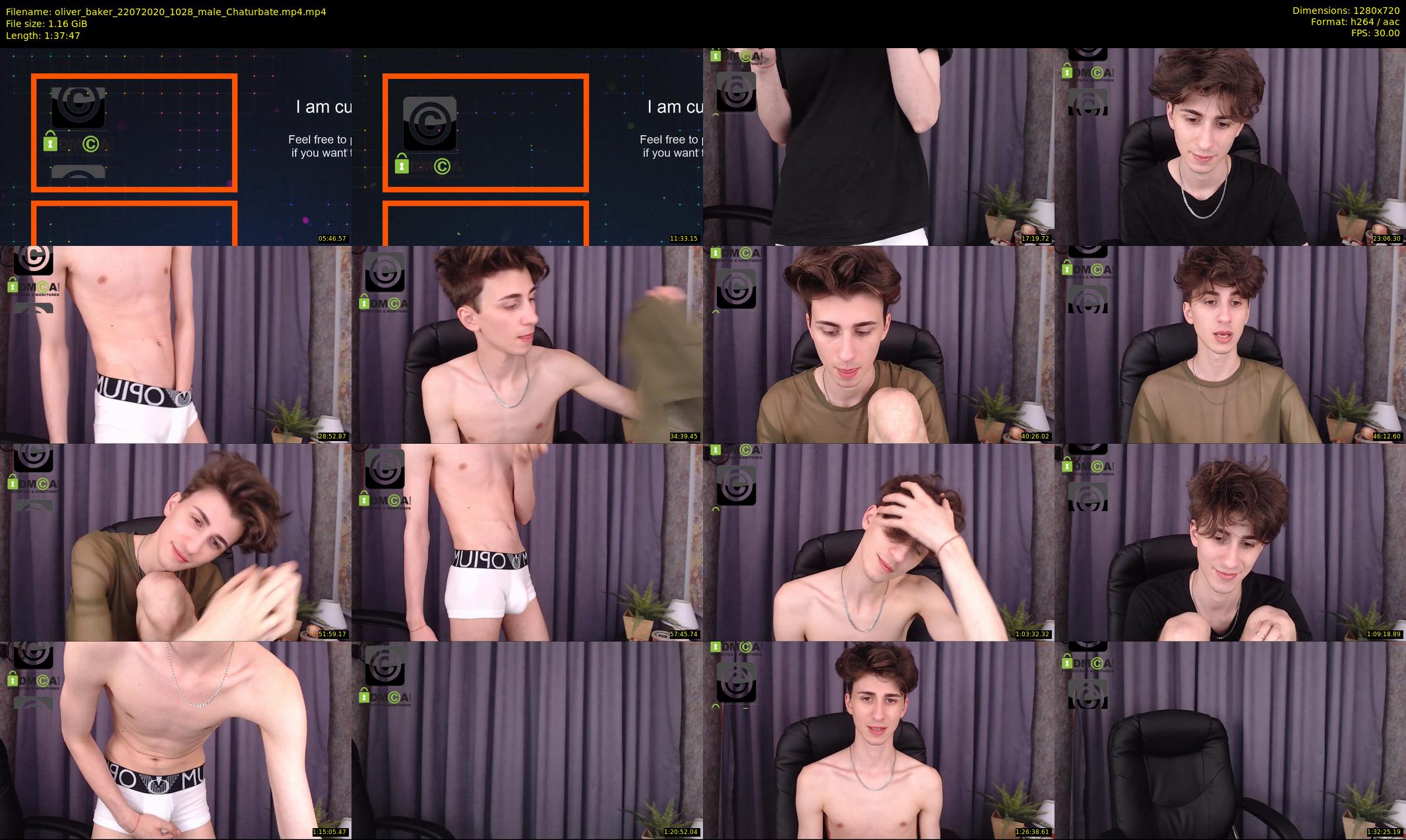 oliver_baker — 98 minute Chaturbate male cam show recording, 720p, Jul 22, 2020