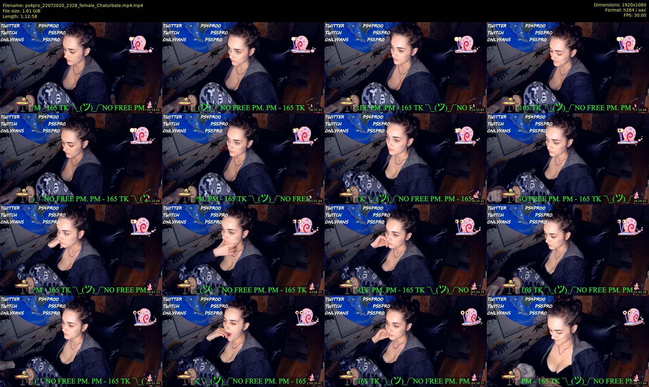 ps4pro — 73 minute Chaturbate female cam show recording, 1080p, Jul 22, 2020