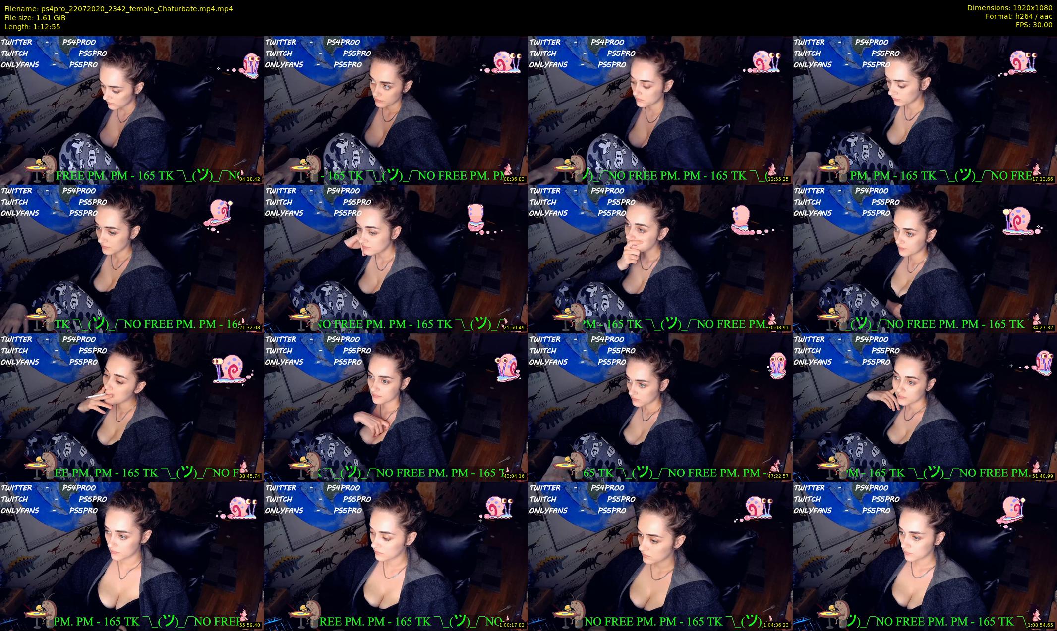 ps4pro — 73 minute Chaturbate female cam show recording, 1080p, Jul 22, 2020