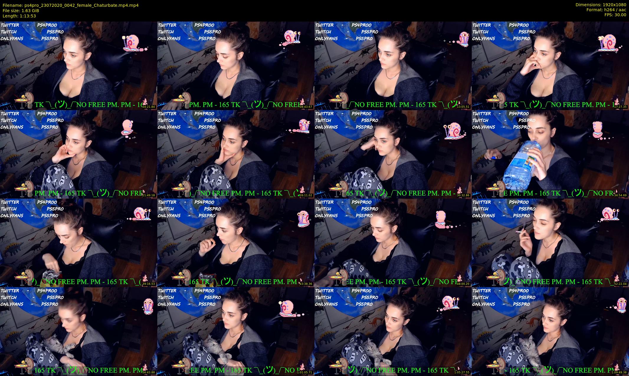 ps4pro — 74 minute Chaturbate female cam show recording, 1080p, Jul 23, 2020