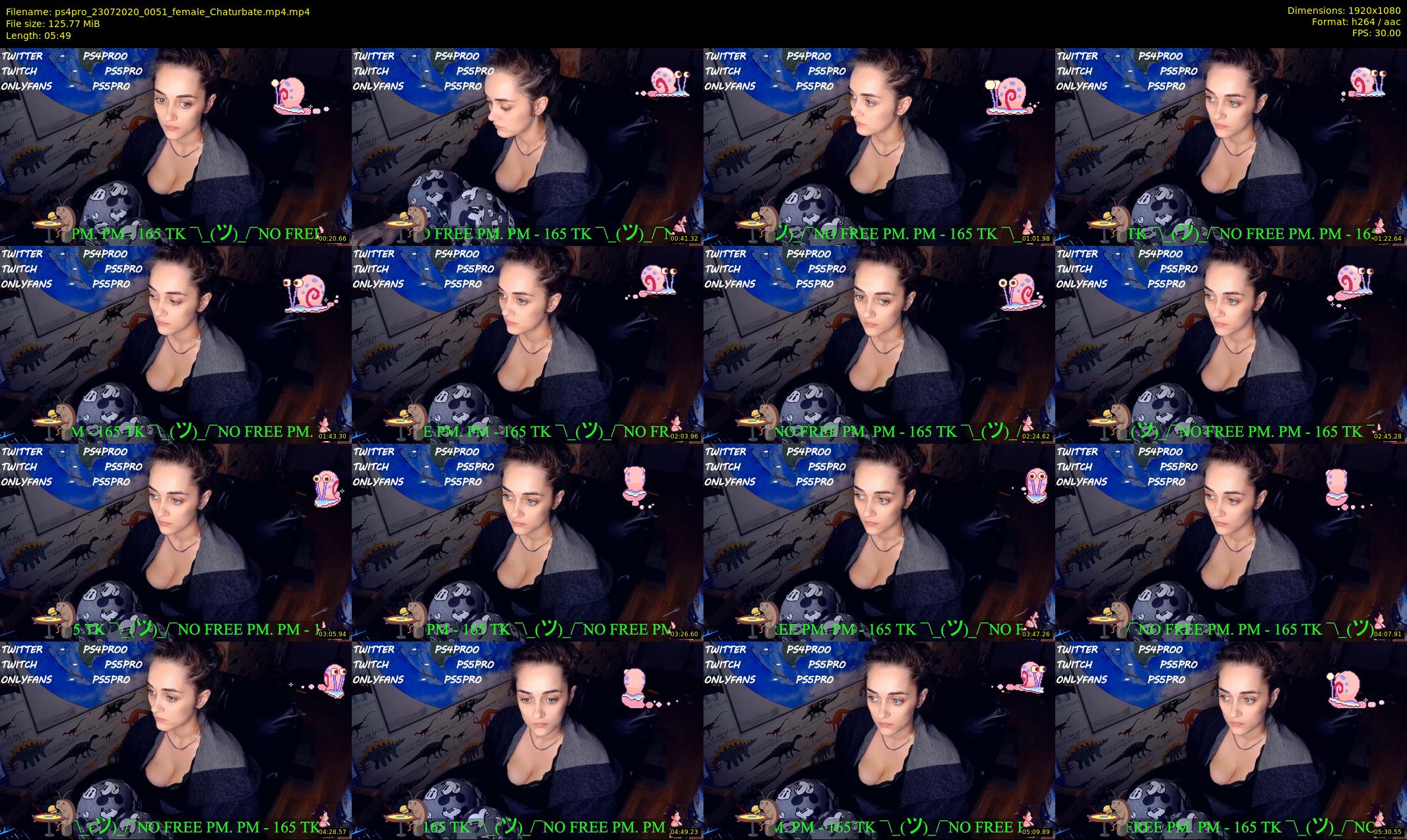 ps4pro — 6 minute Chaturbate female cam show recording, 1080p, Jul 23, 2020