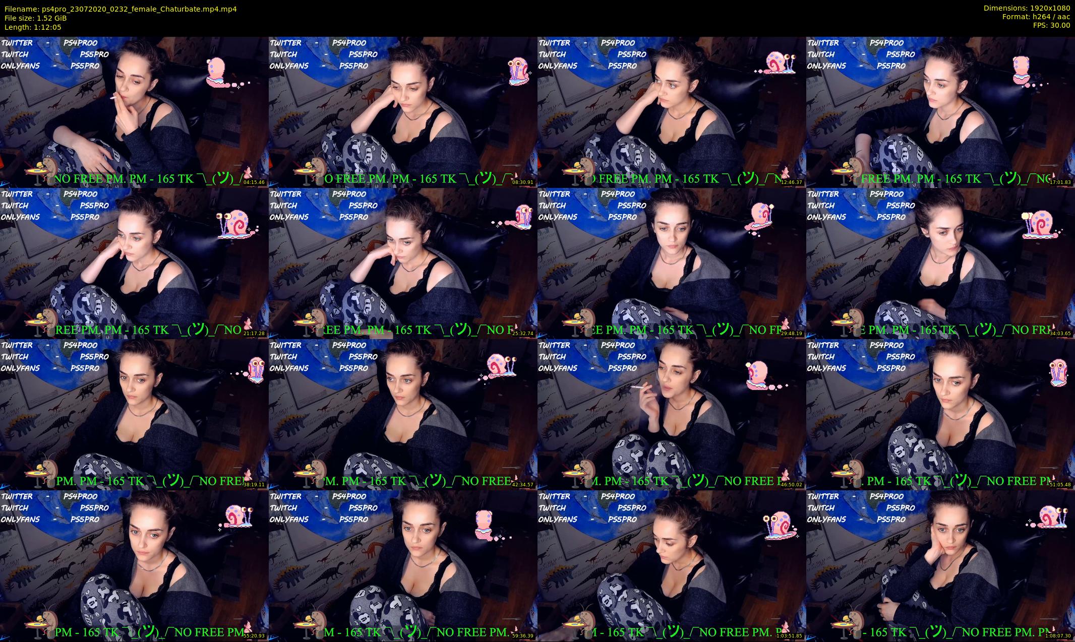 ps4pro — 73 minute Chaturbate female cam show recording, 1080p, Jul 23, 2020