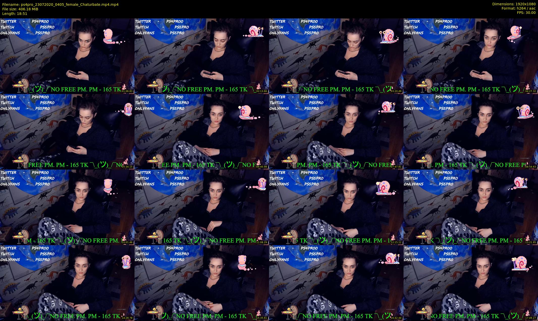 ps4pro — 19 minute Chaturbate female cam show recording, 1080p, Jul 23, 2020