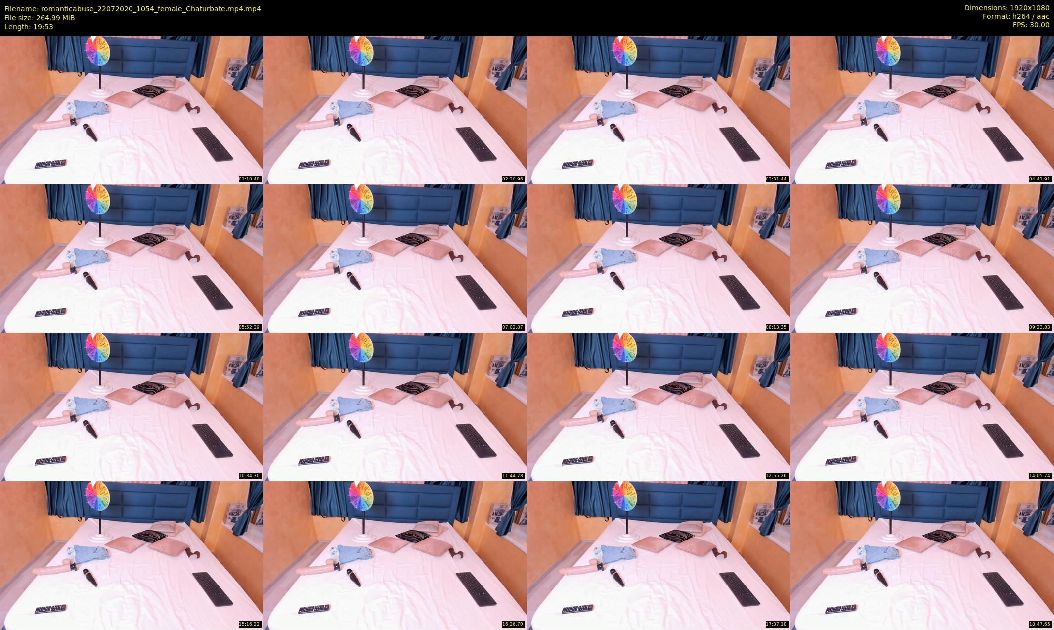 romanticabuse — 20 minute Chaturbate female cam show recording, 1080p, Jul 22, 2020