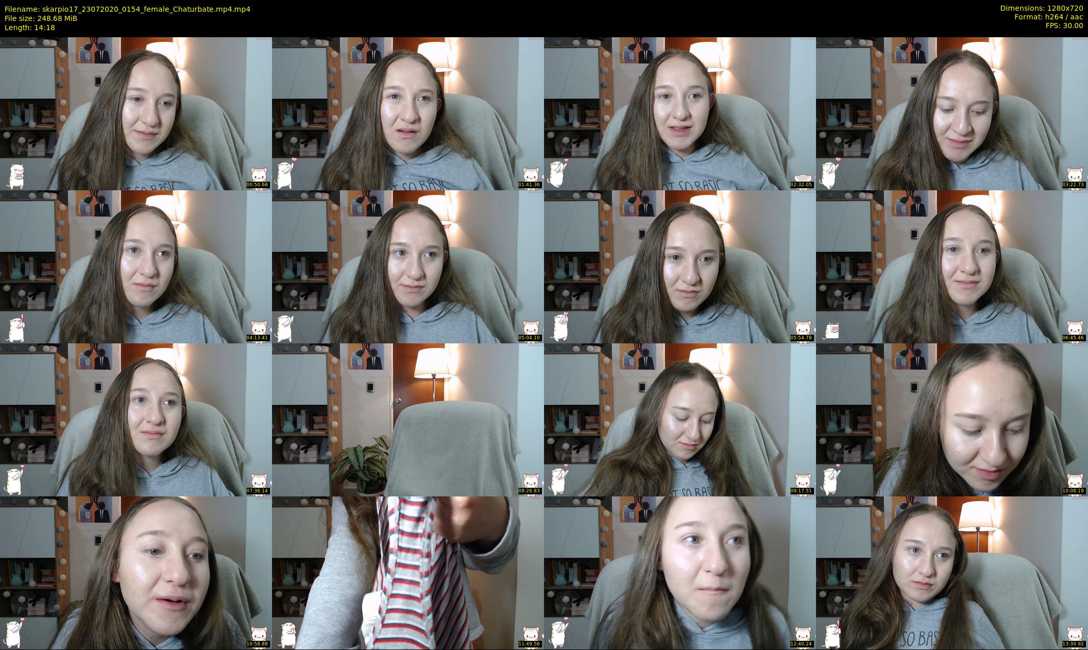 skarpio17 — 15 minute Chaturbate female cam show recording, 720p, Jul 23, 2020