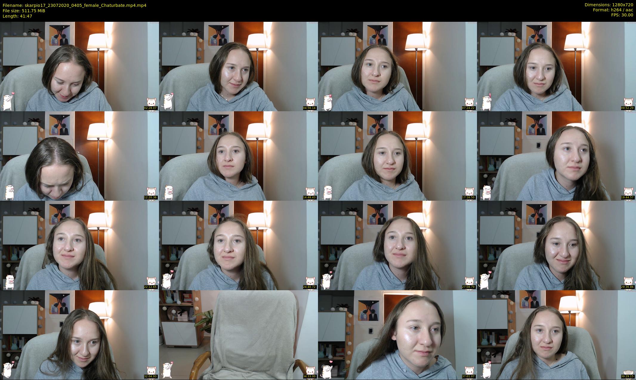 skarpio17 — 42 minute Chaturbate female cam show recording, 720p, Jul 23, 2020