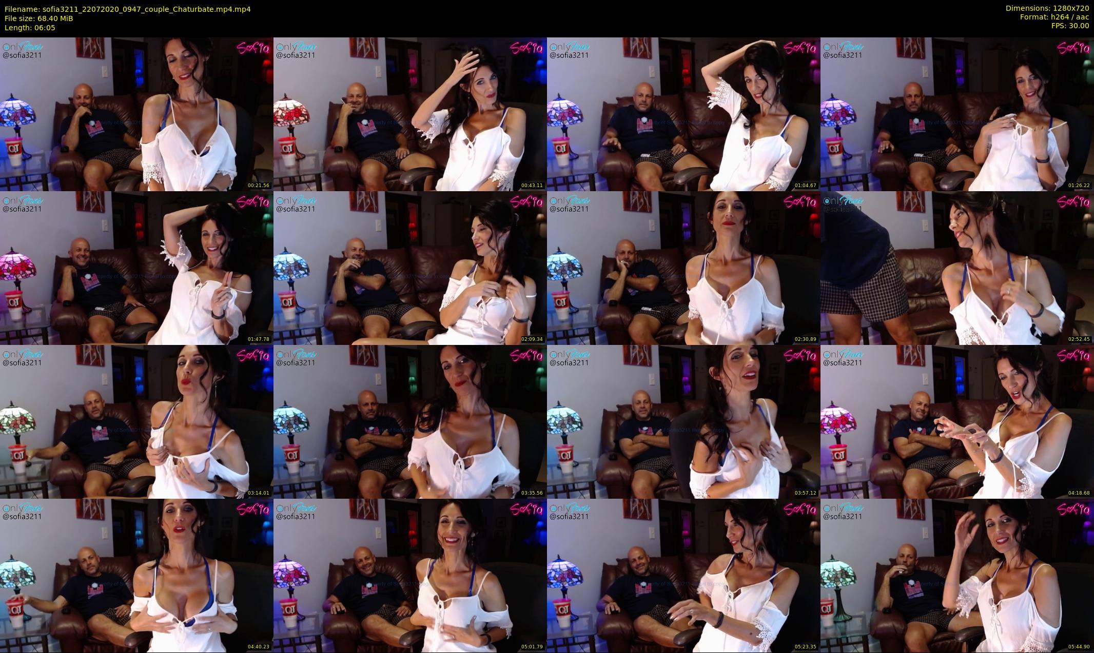 sofia3211 — 7 minute Chaturbate couple cam show recording, 720p, Jul 22, 2020