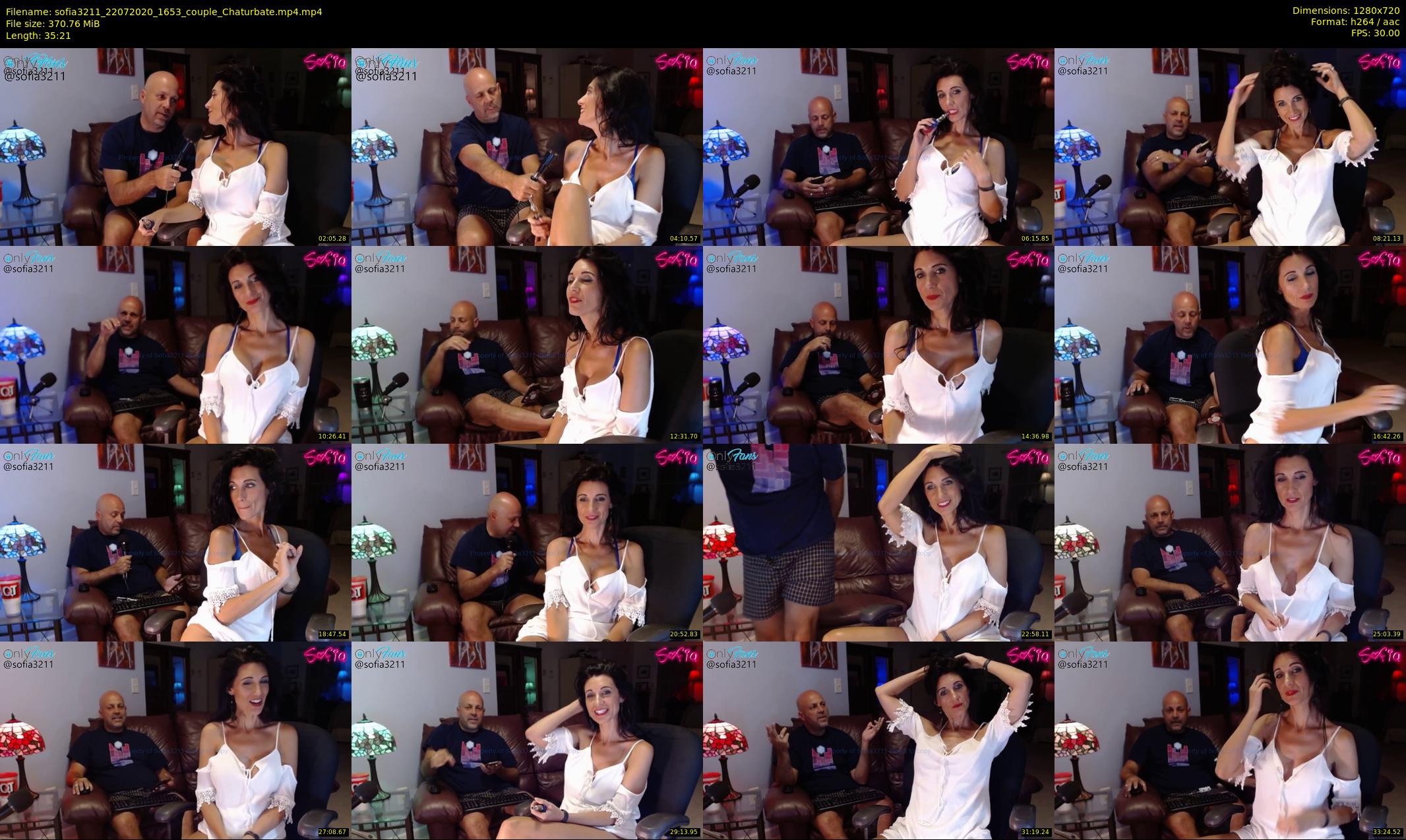 sofia3211 — 36 minute Chaturbate couple cam show recording, 720p, Jul 22, 2020