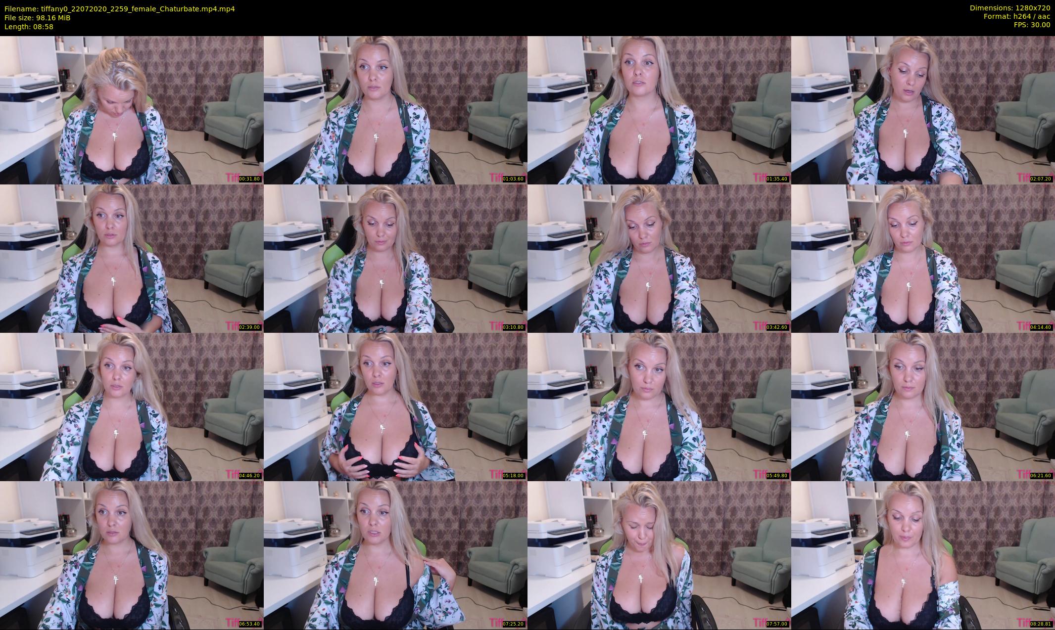 tiffany0 — 9 minute Chaturbate female cam show recording, 720p, Jul 22, 2020