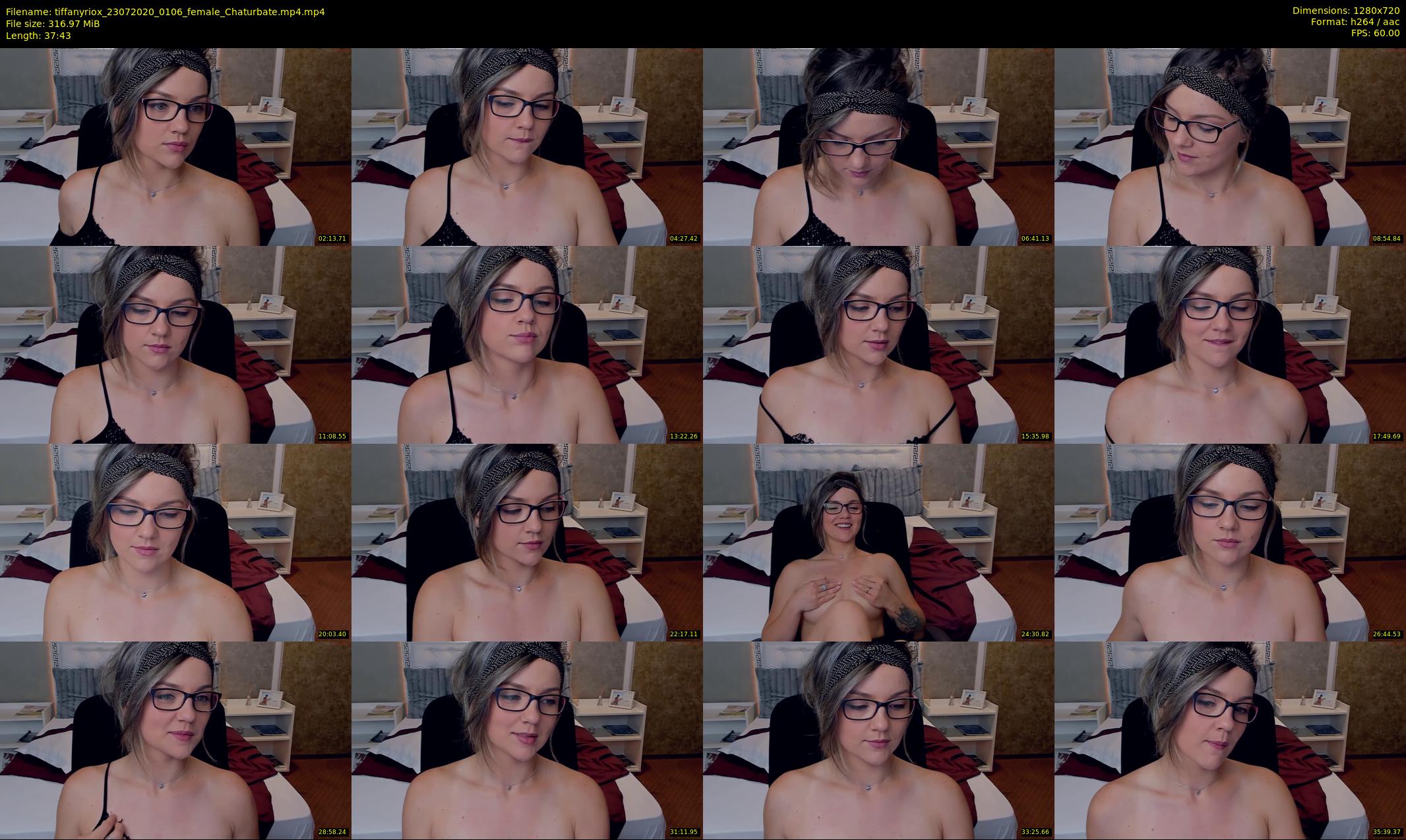tiffanyriox — 38 minute Chaturbate female cam show recording, 720p, Jul 23, 2020