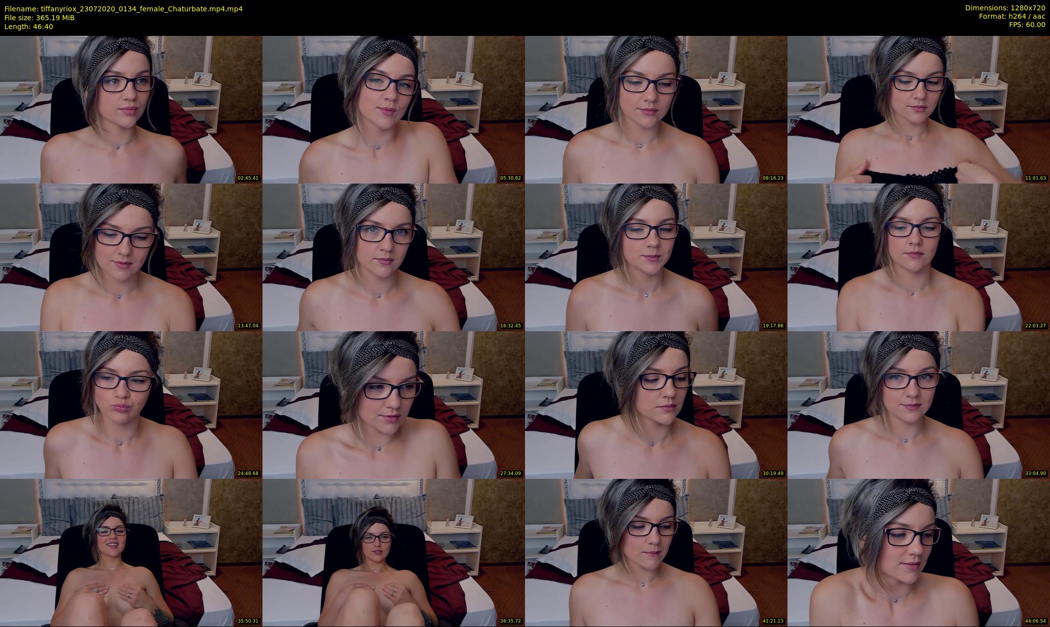 tiffanyriox — 47 minute Chaturbate female cam show recording, 720p, Jul 23, 2020